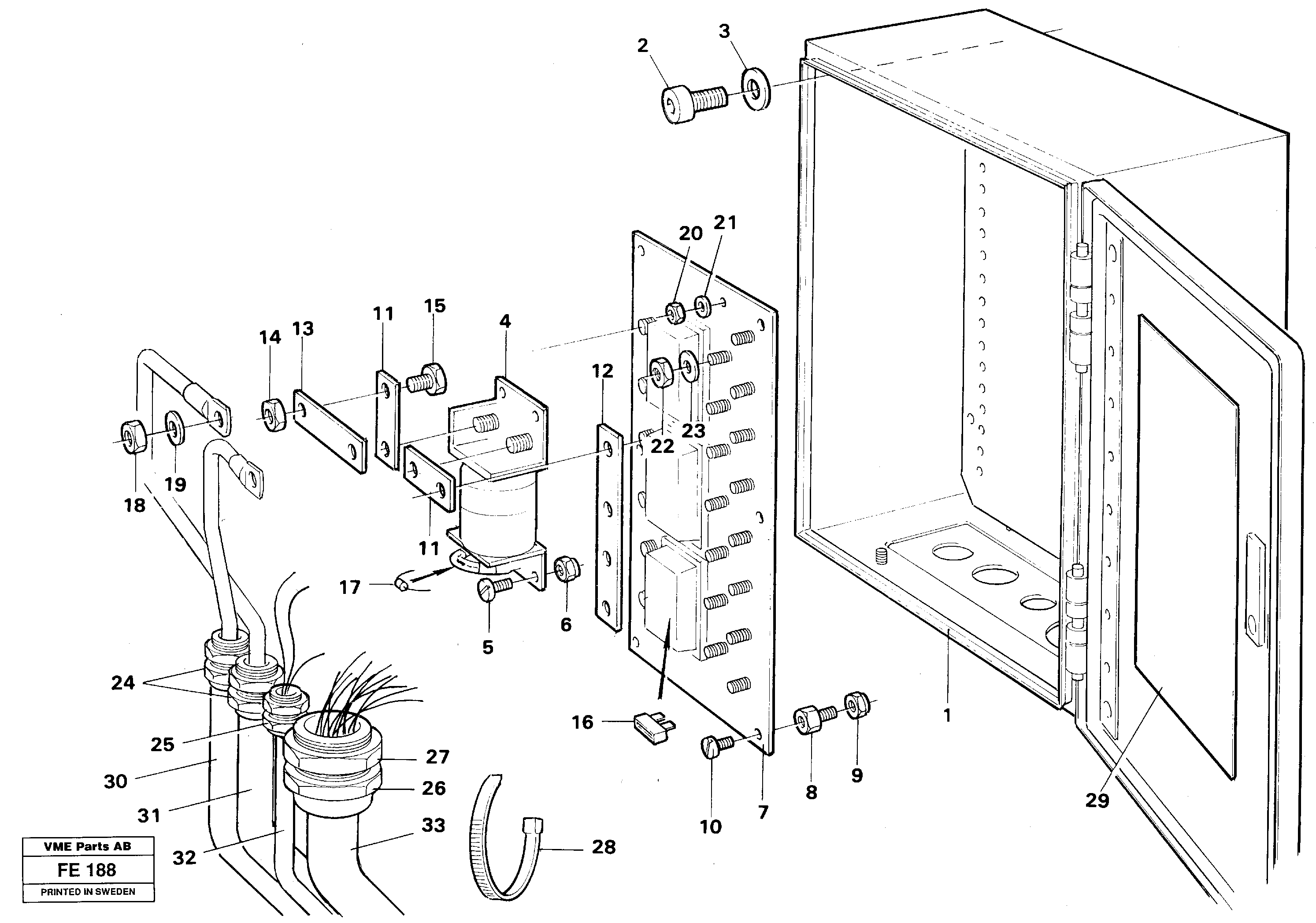 Main fuse box — volvo parts diagram
