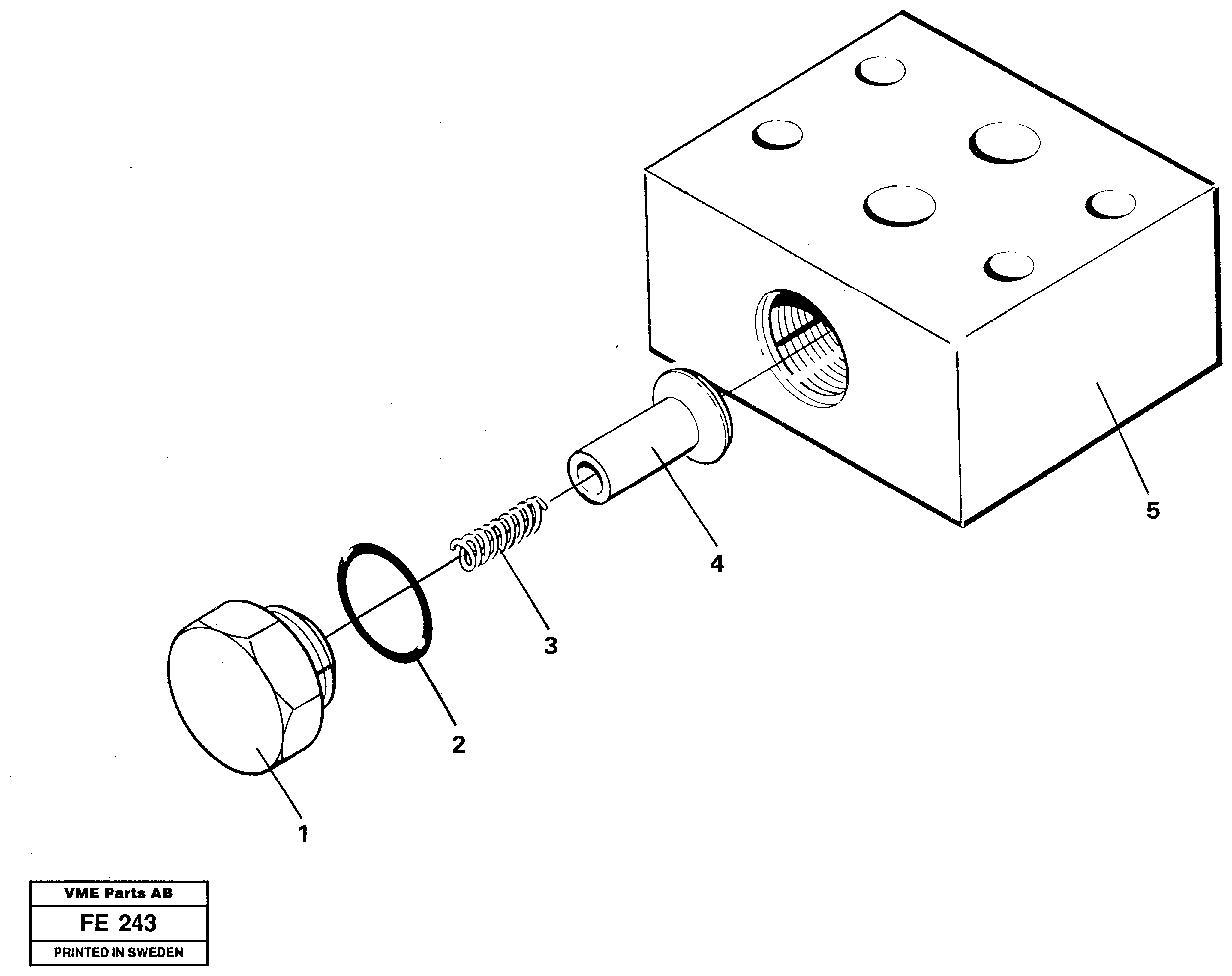 Anticavitation valve — volvo parts diagram