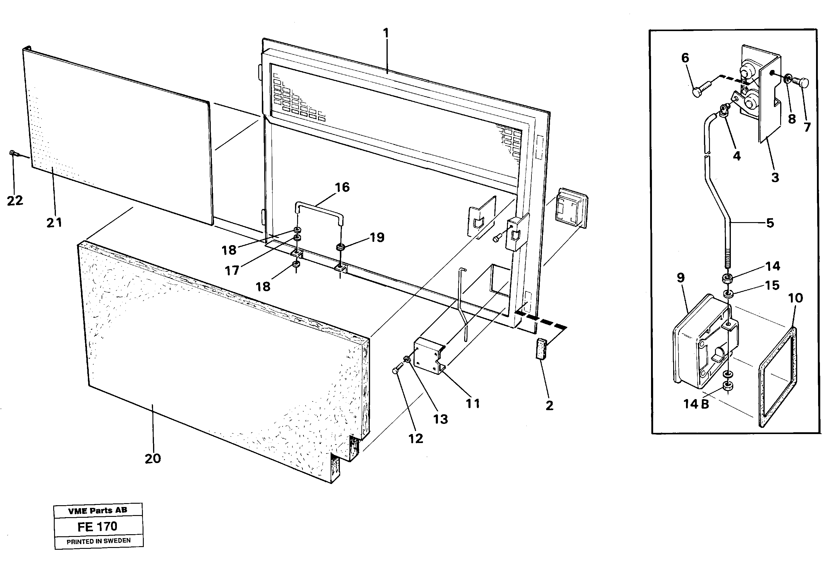 Door Rh — volvo parts diagram