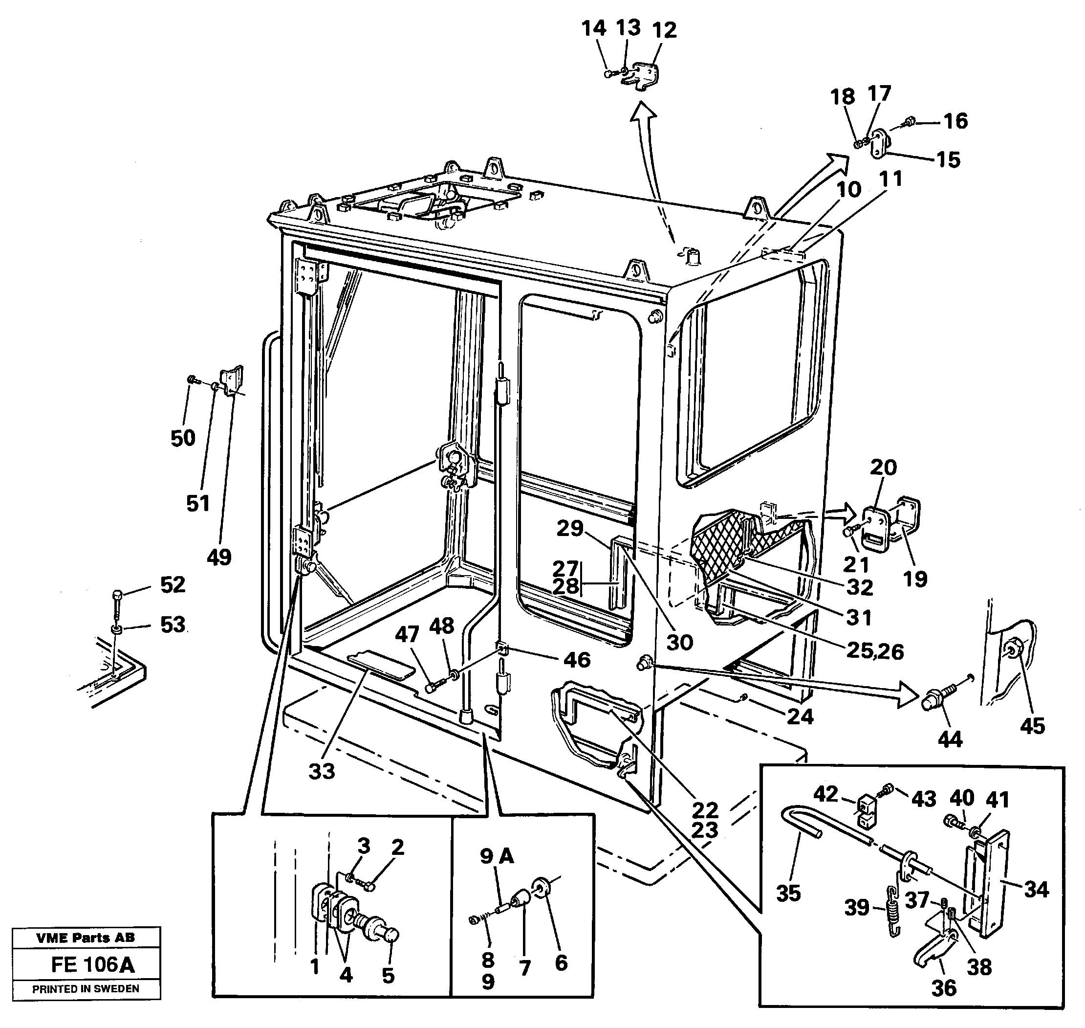 Interior components — volvo parts diagram