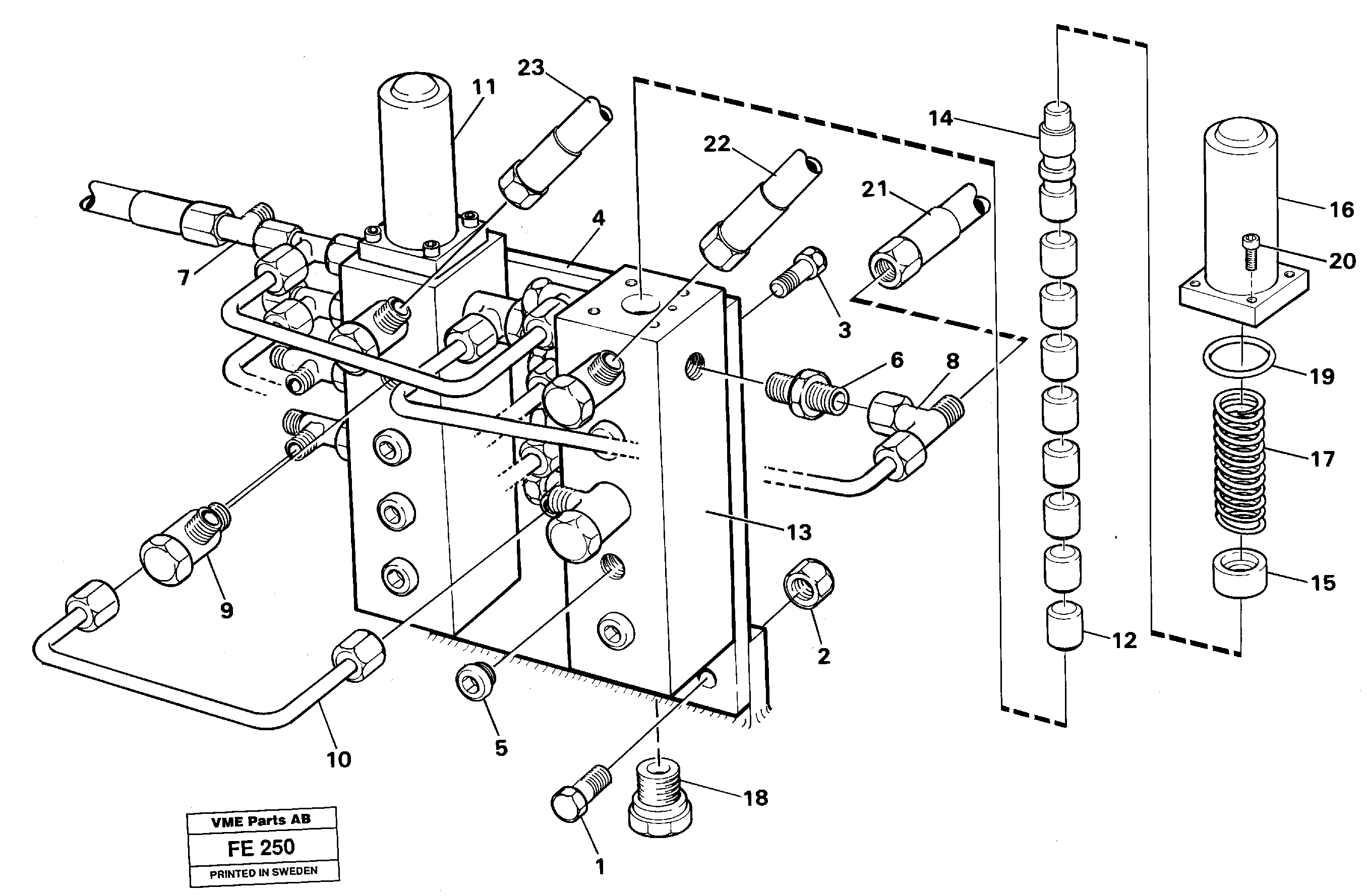 Control valves P2v P3v — volvo parts diagram