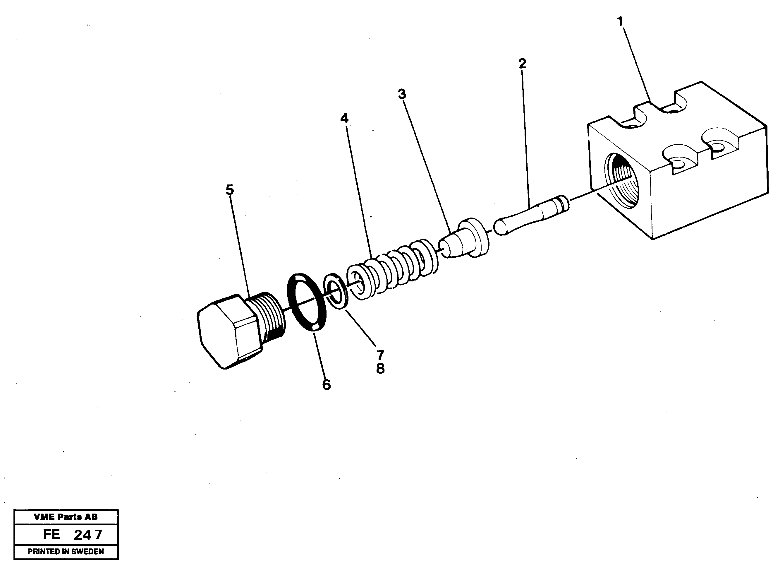 Pressure limiting valve — volvo parts diagram