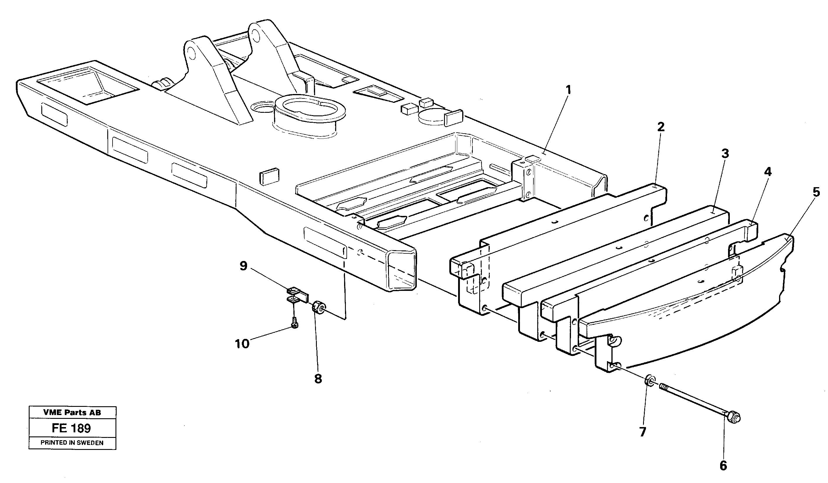 Counterweights  14260117 — volvo parts diagram