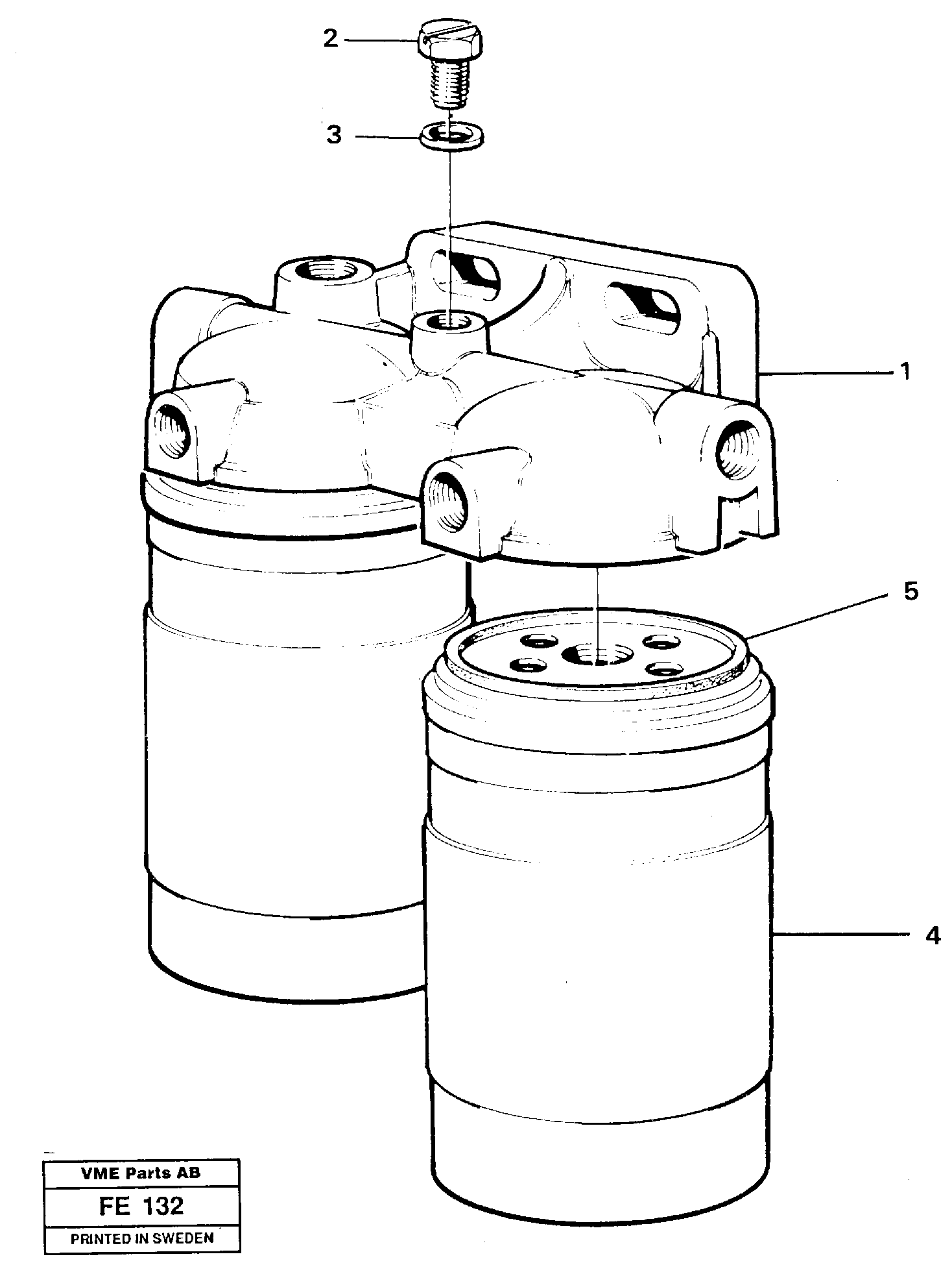 Fuel filter — volvo parts diagram