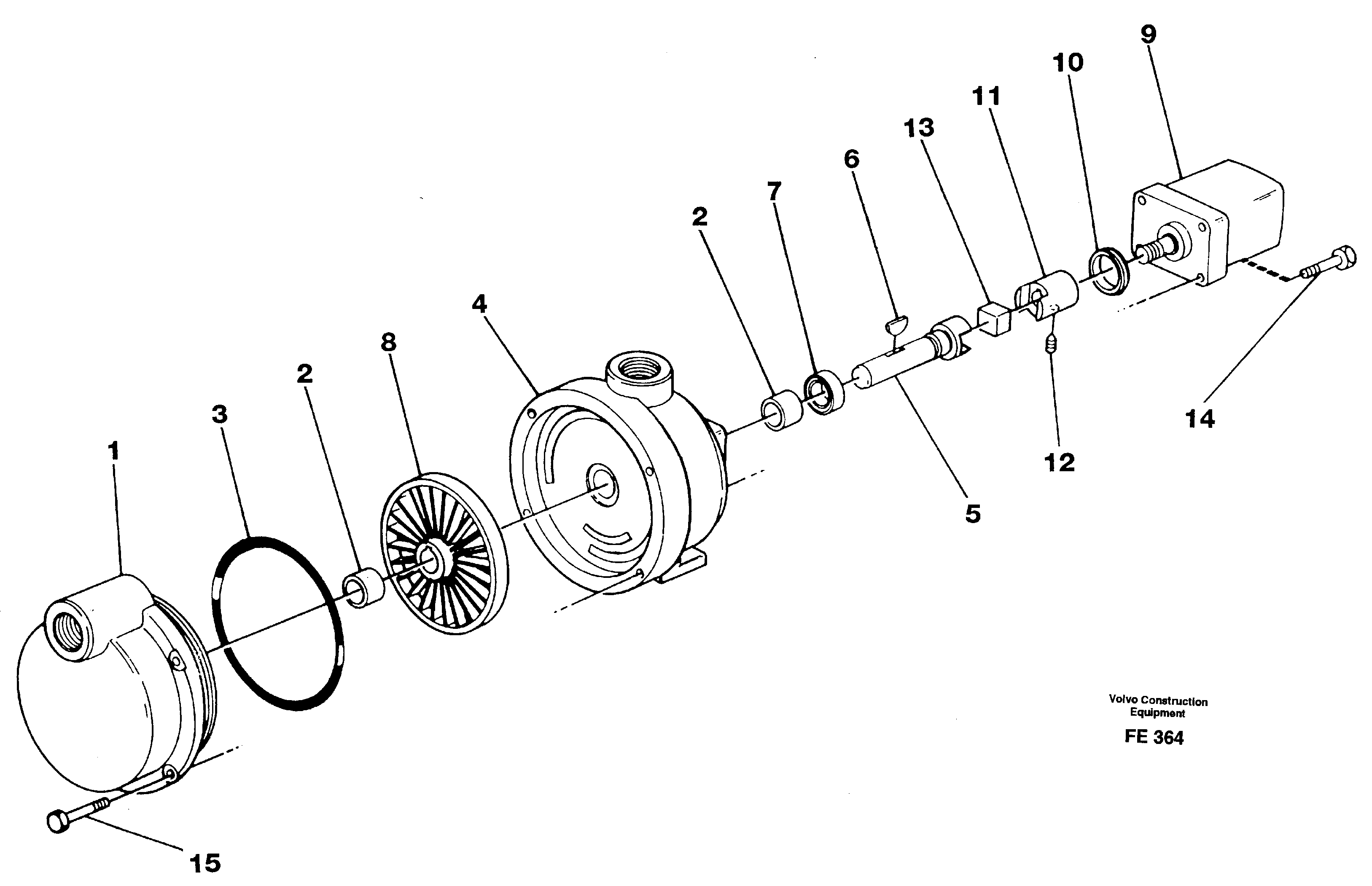 Fuel pump — volvo parts diagram