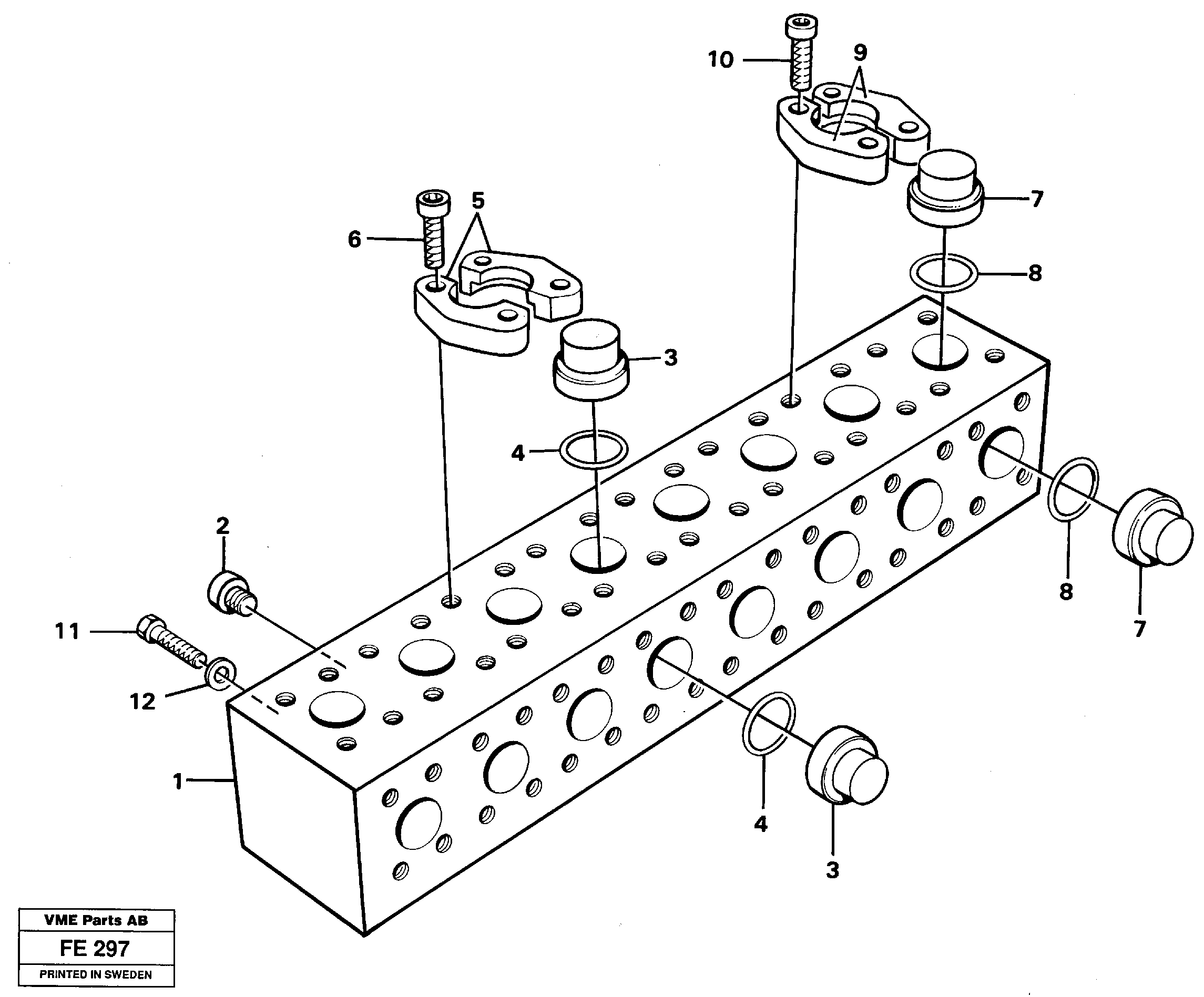 Connection board — volvo parts diagram