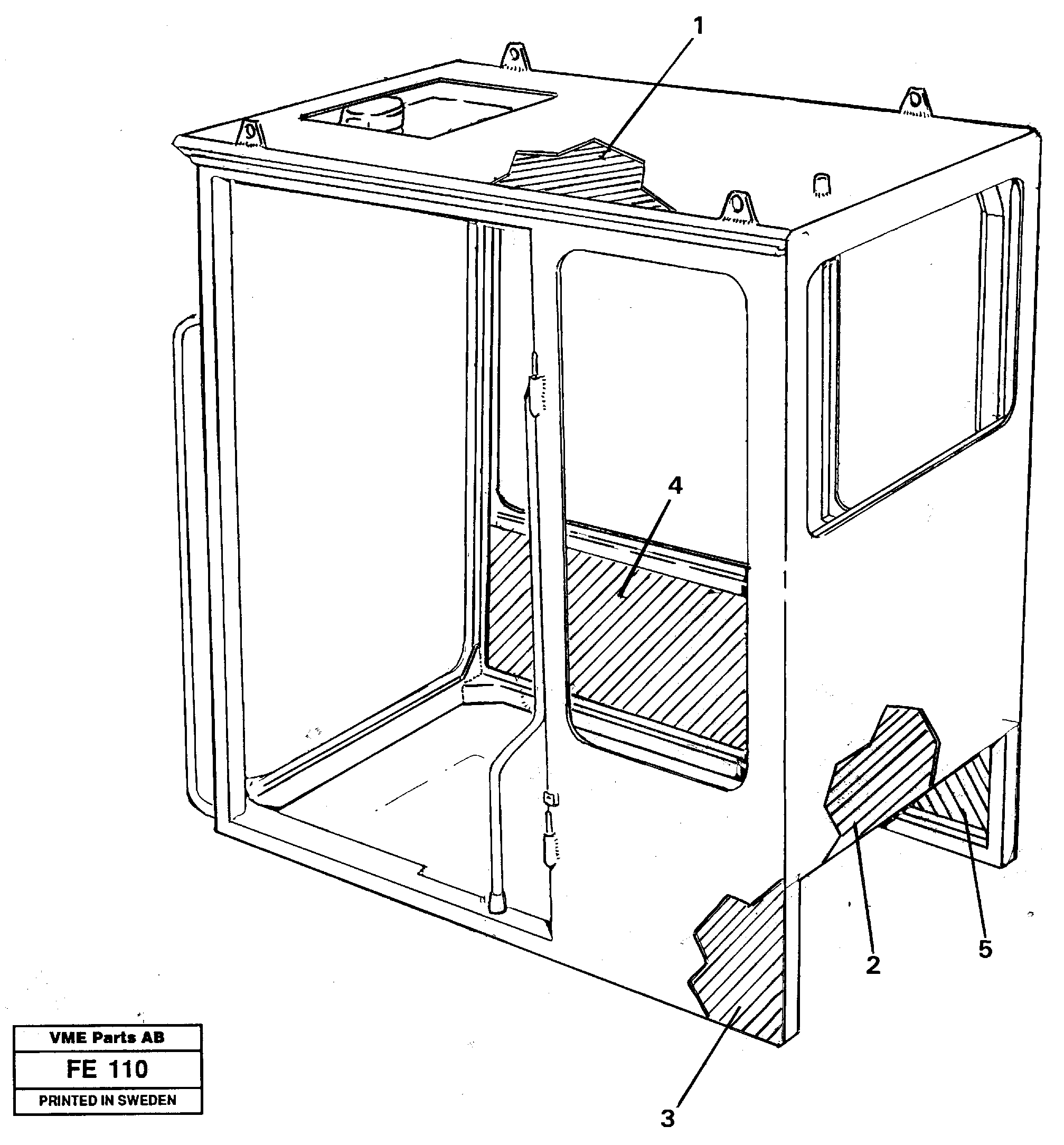 Cabin coating — volvo parts diagram