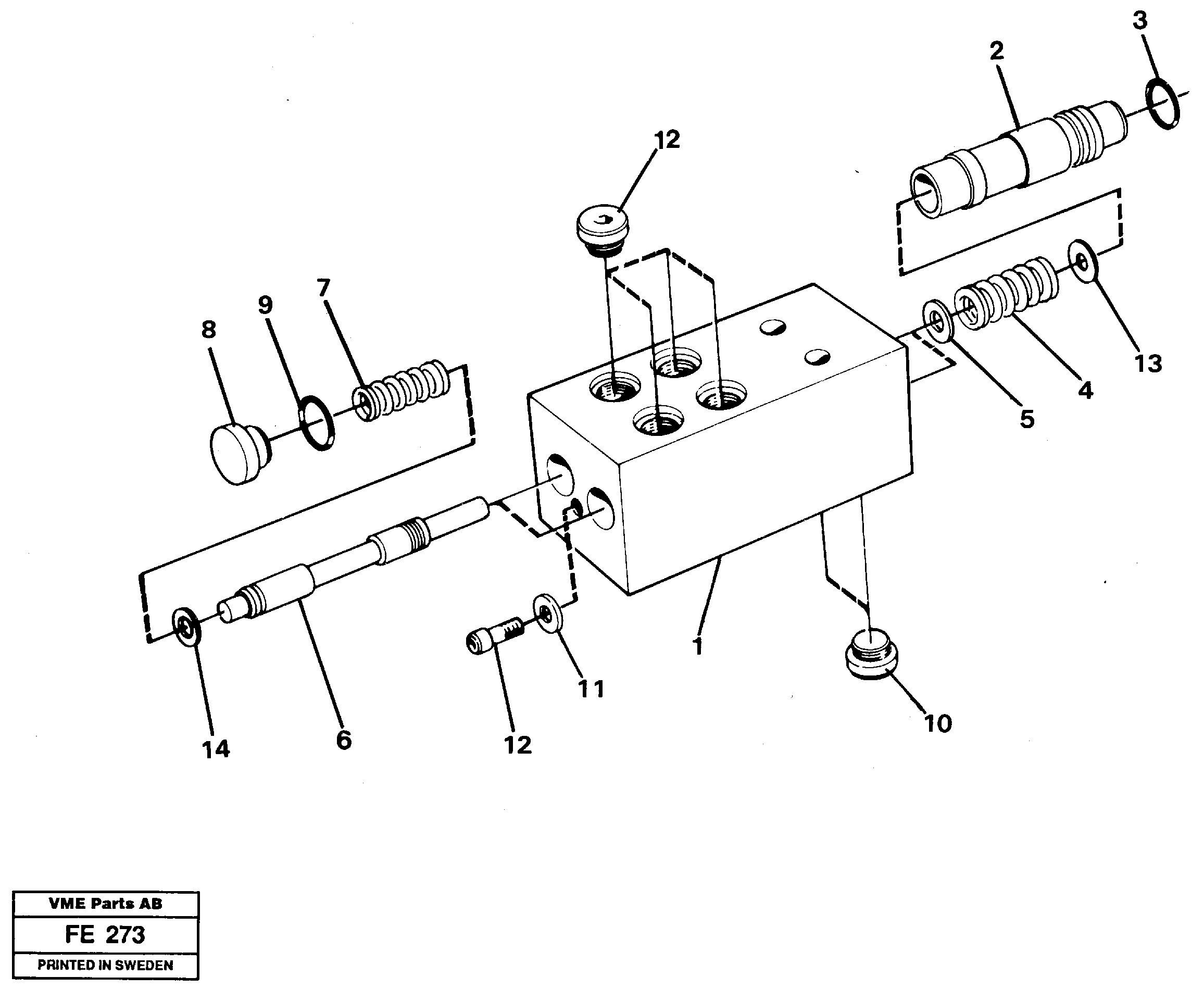 Pedal valve — volvo parts diagram