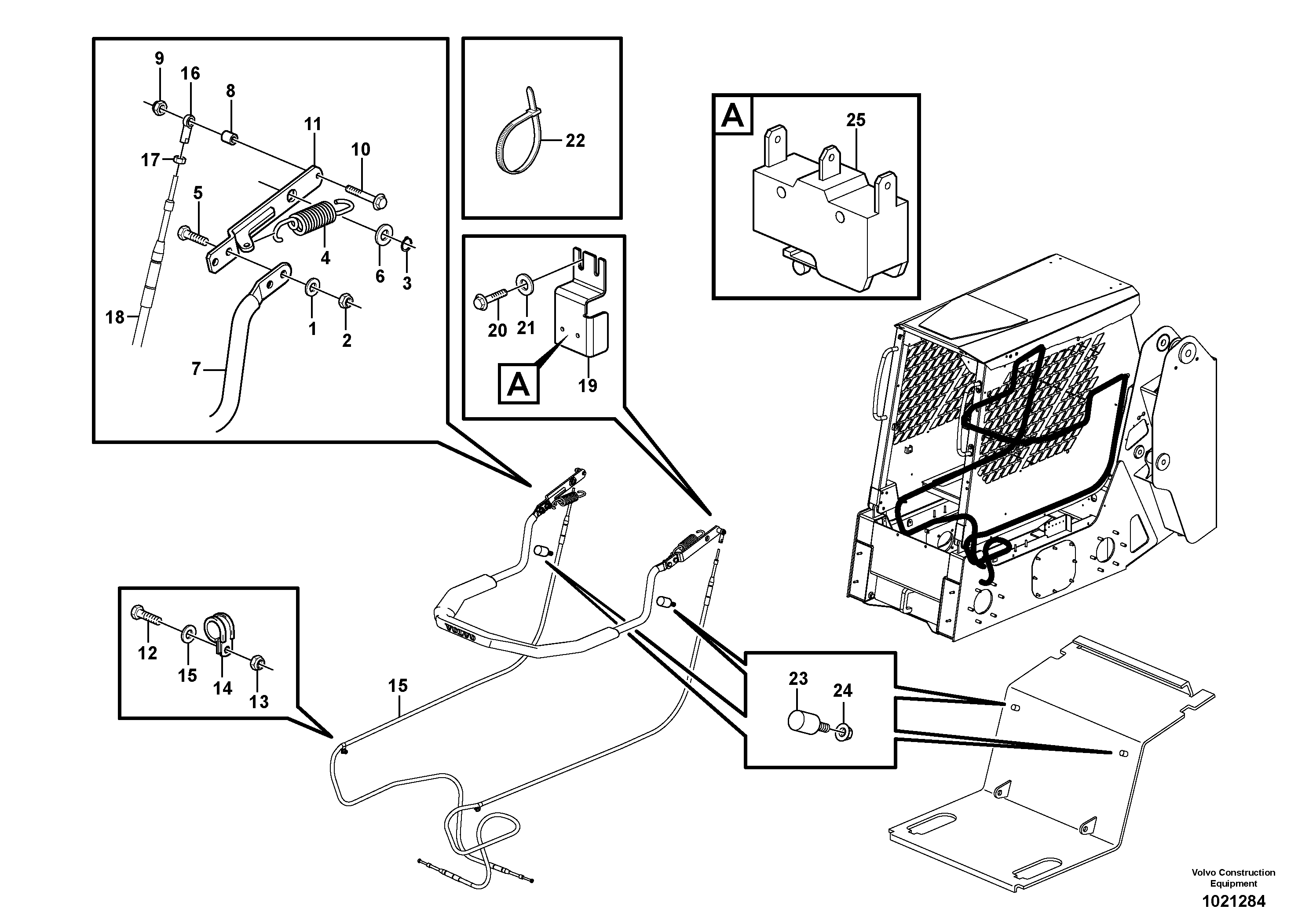 Armrest — volvo parts diagram