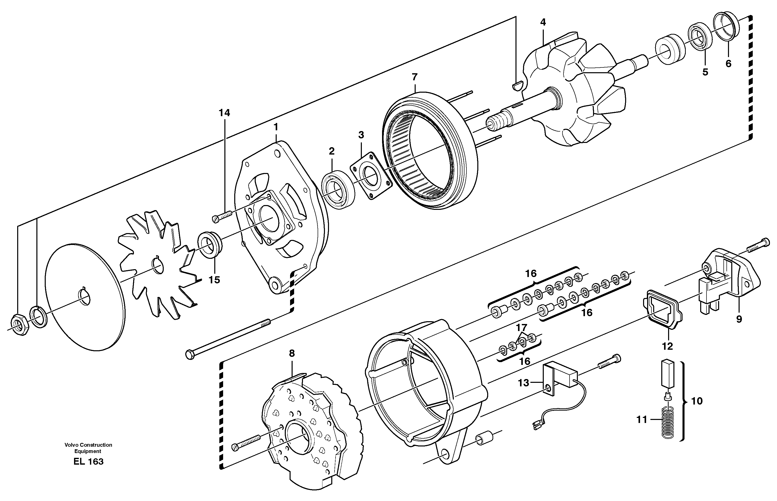 Alternator, 80a  81088 — volvo parts diagram