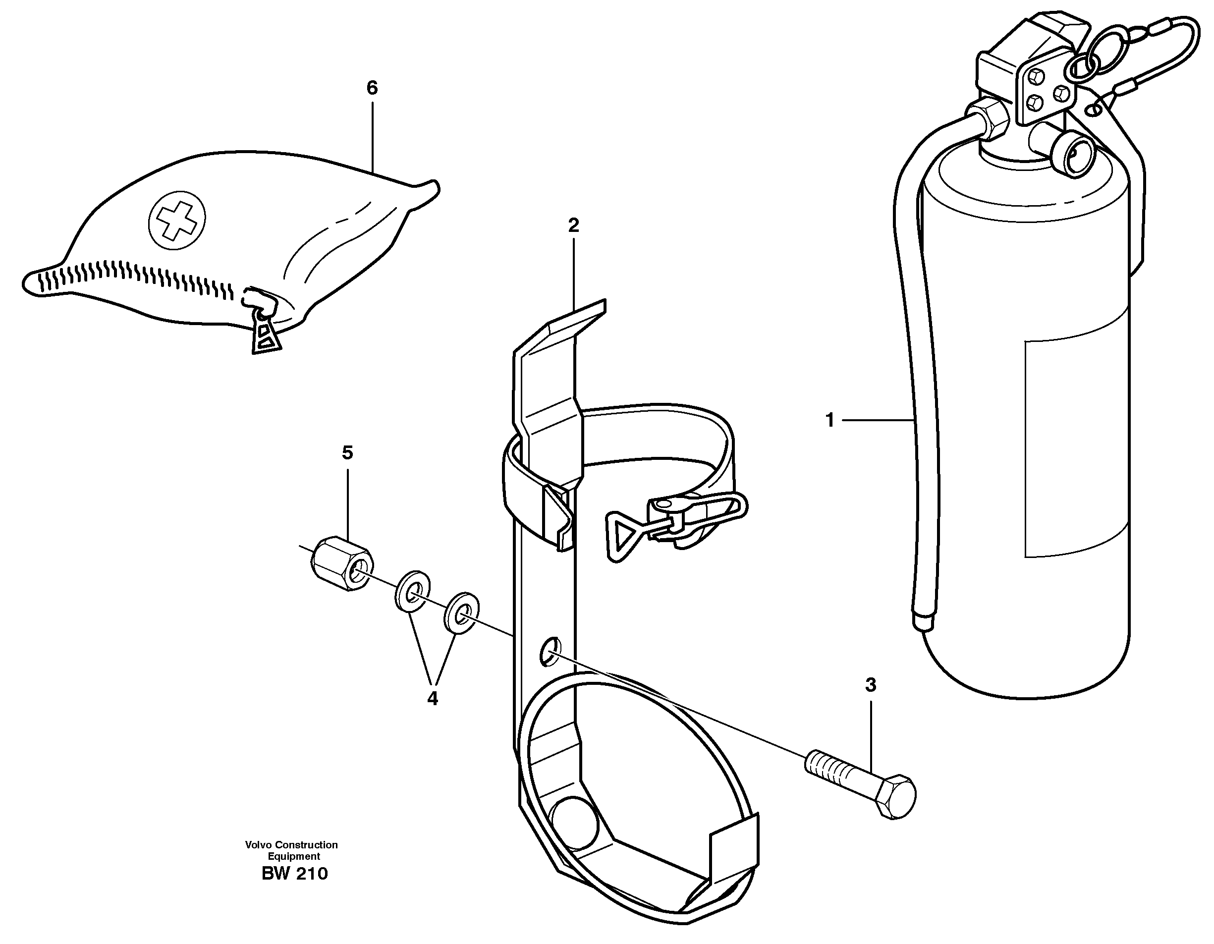 Emergency equipment  93358 — volvo parts diagram