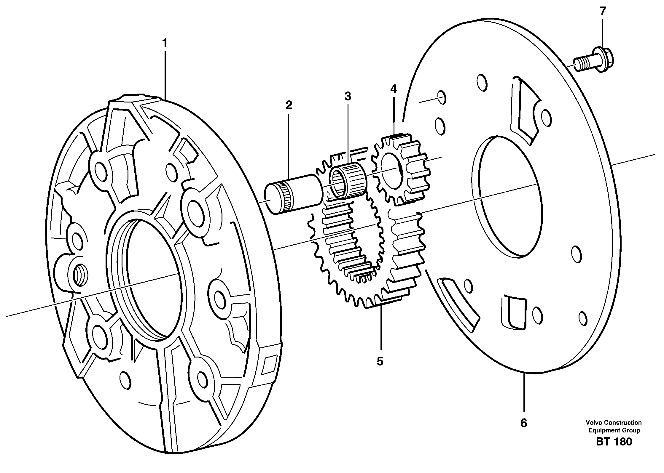 Oil pump  22518, 22545, 22649 — volvo parts diagram