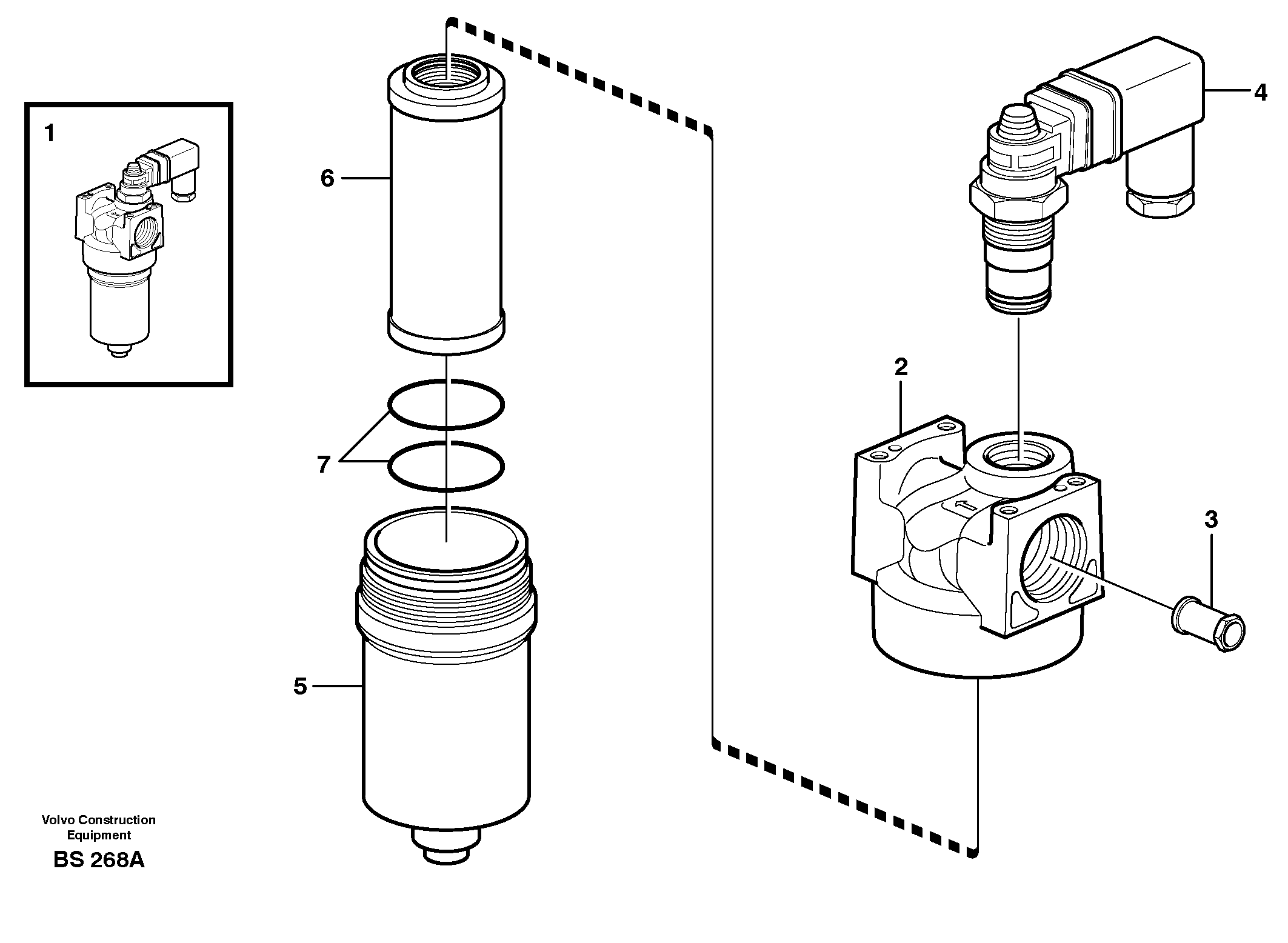 Filter — volvo parts diagram