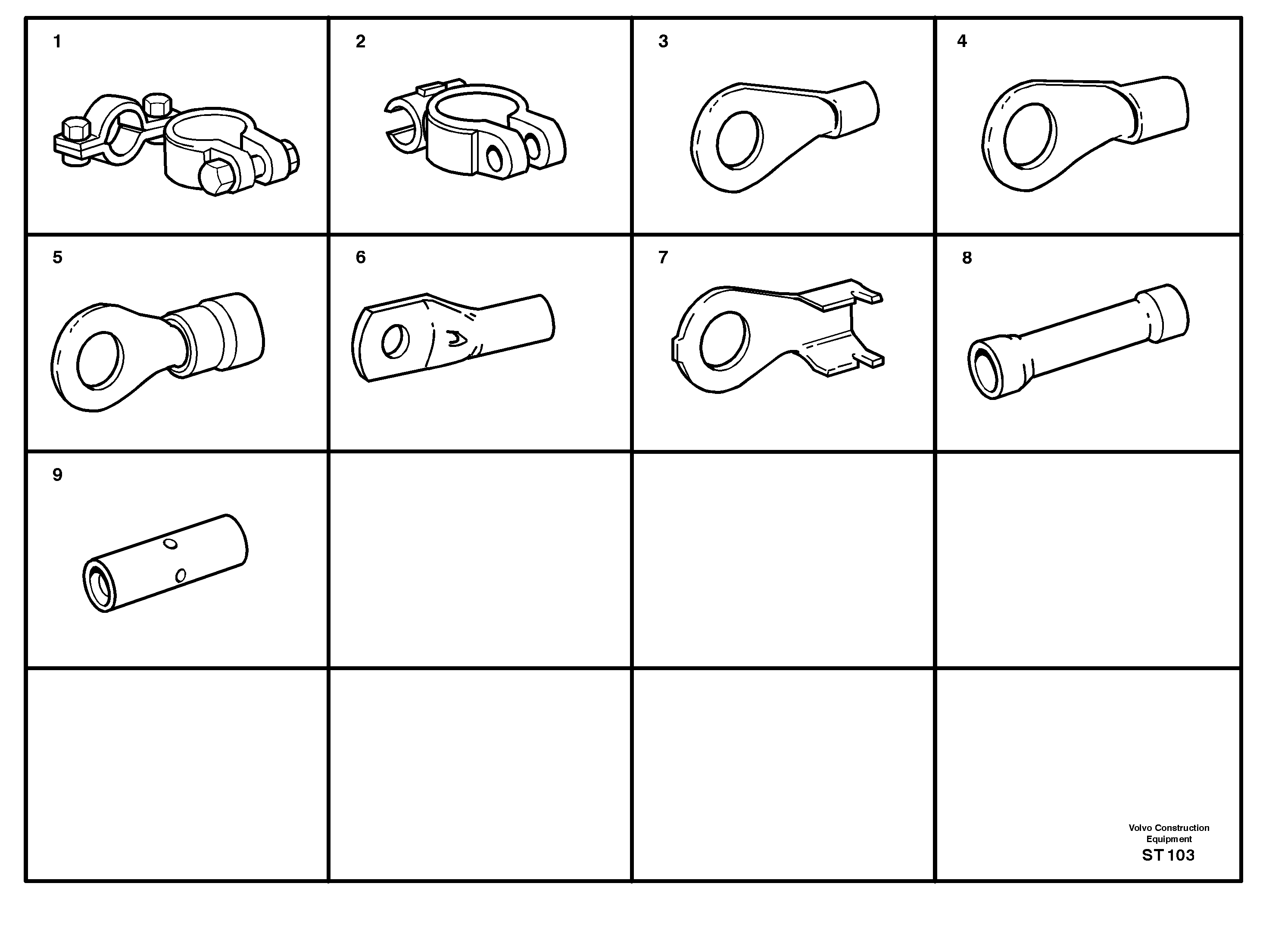 Cable terminal — volvo parts diagram