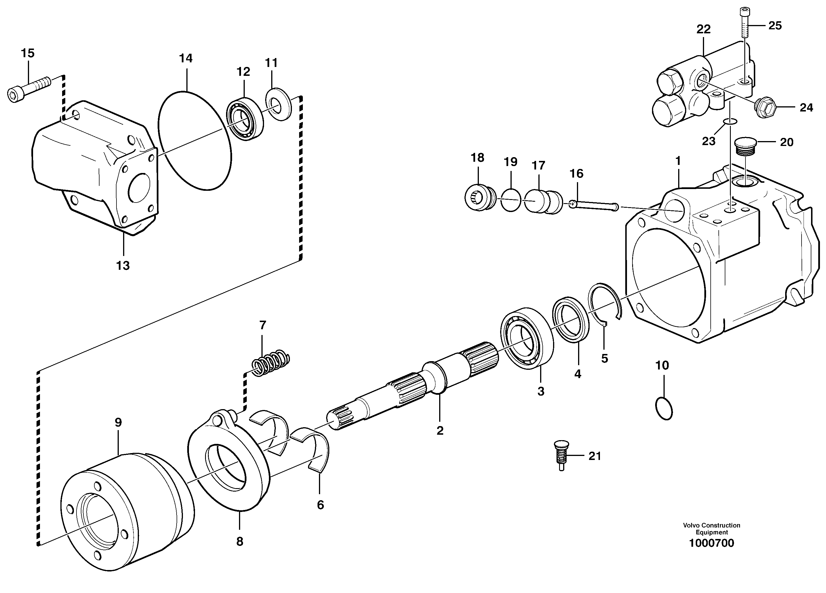 Hydraulic pump — volvo parts diagram