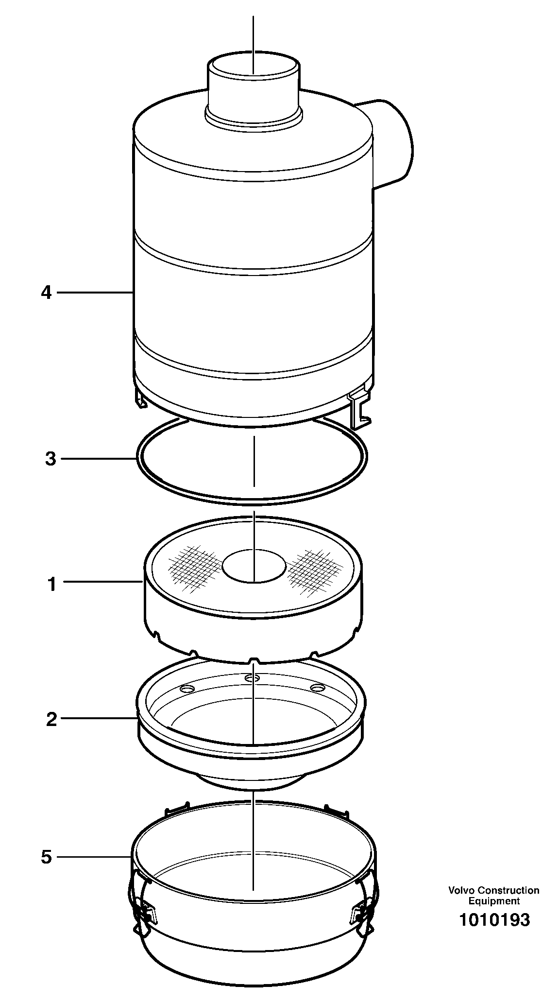 Air filter.  81092, L PROD — volvo parts diagram
