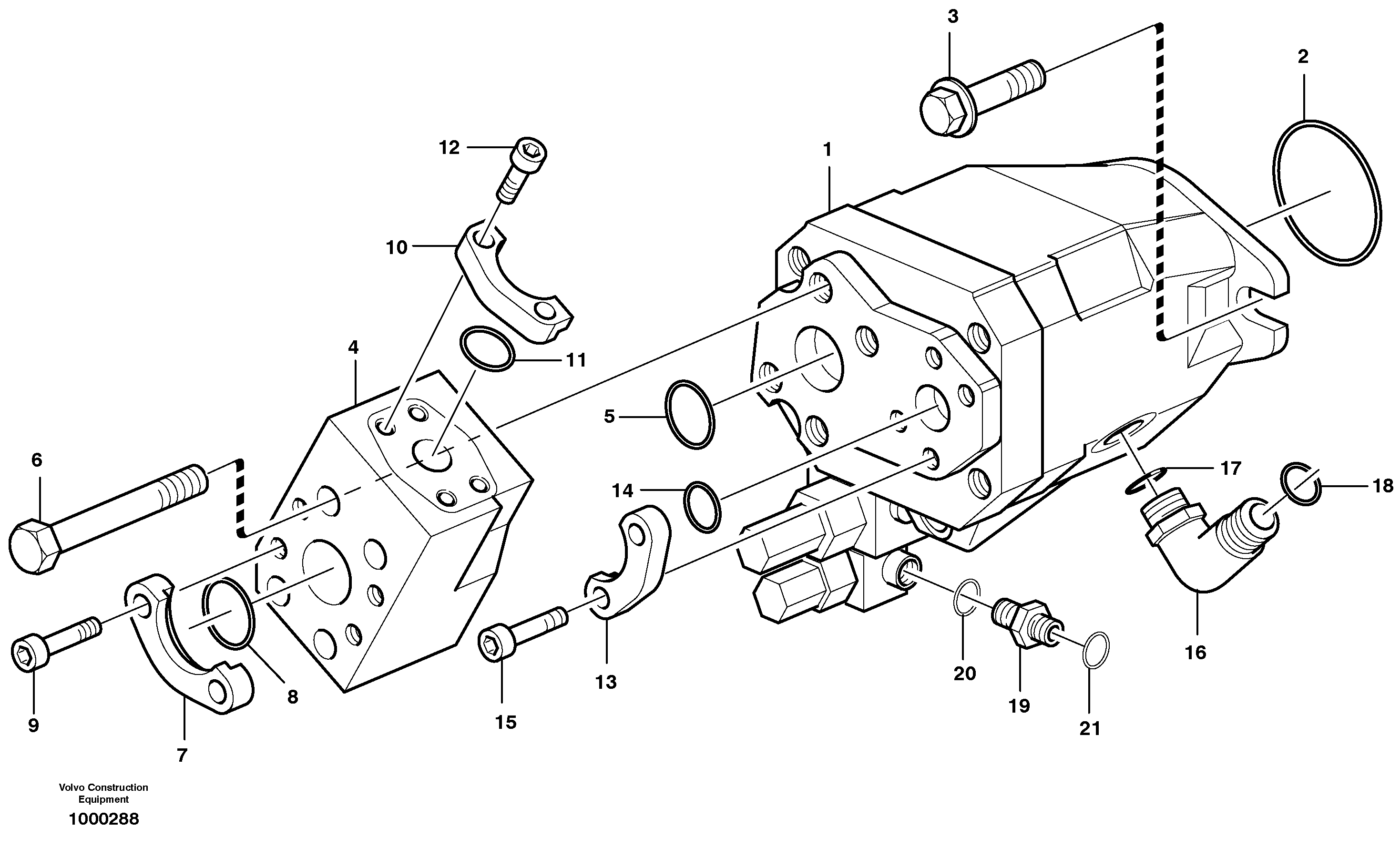 Auxiliary steering system — volvo parts diagram