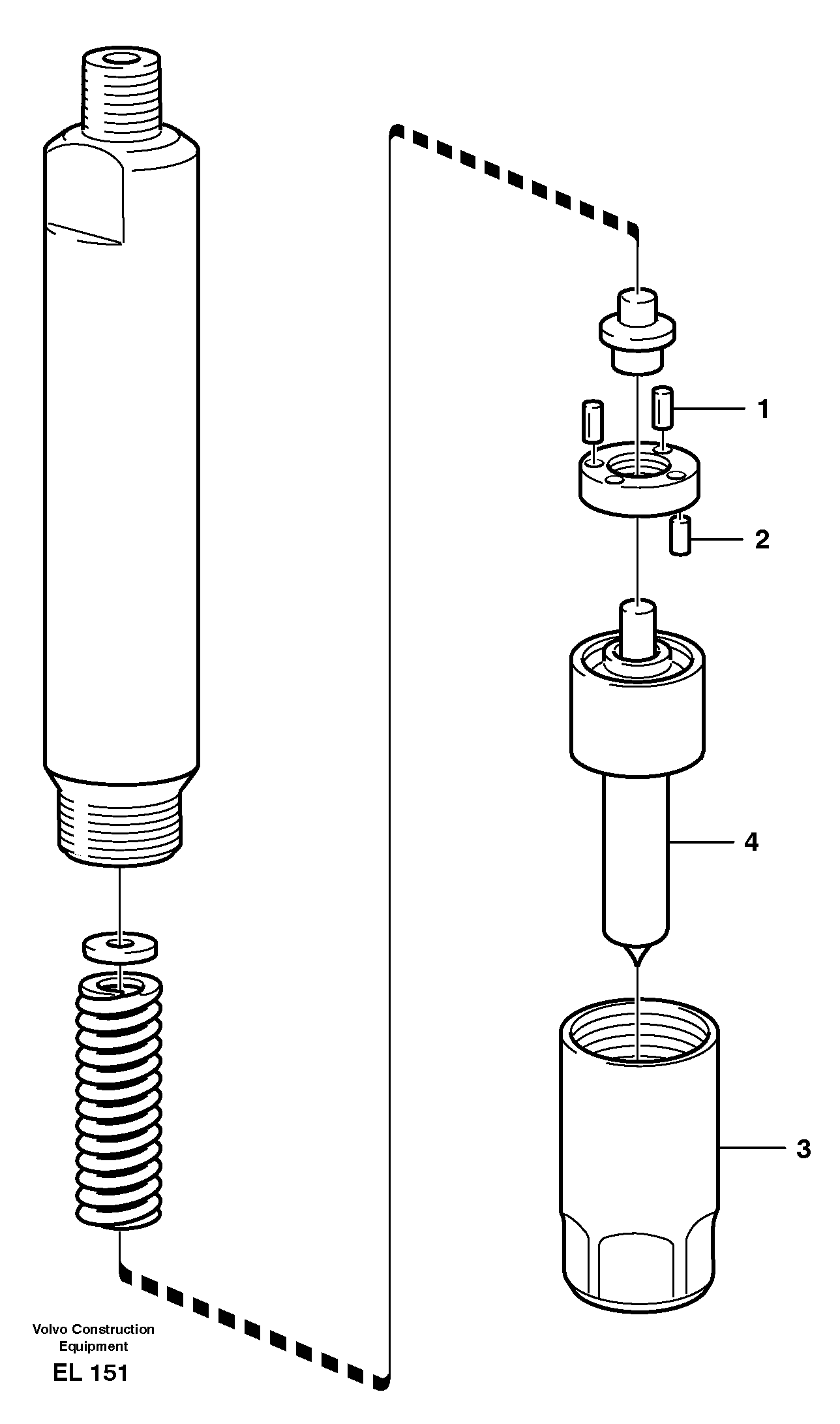 Injector — volvo parts diagram