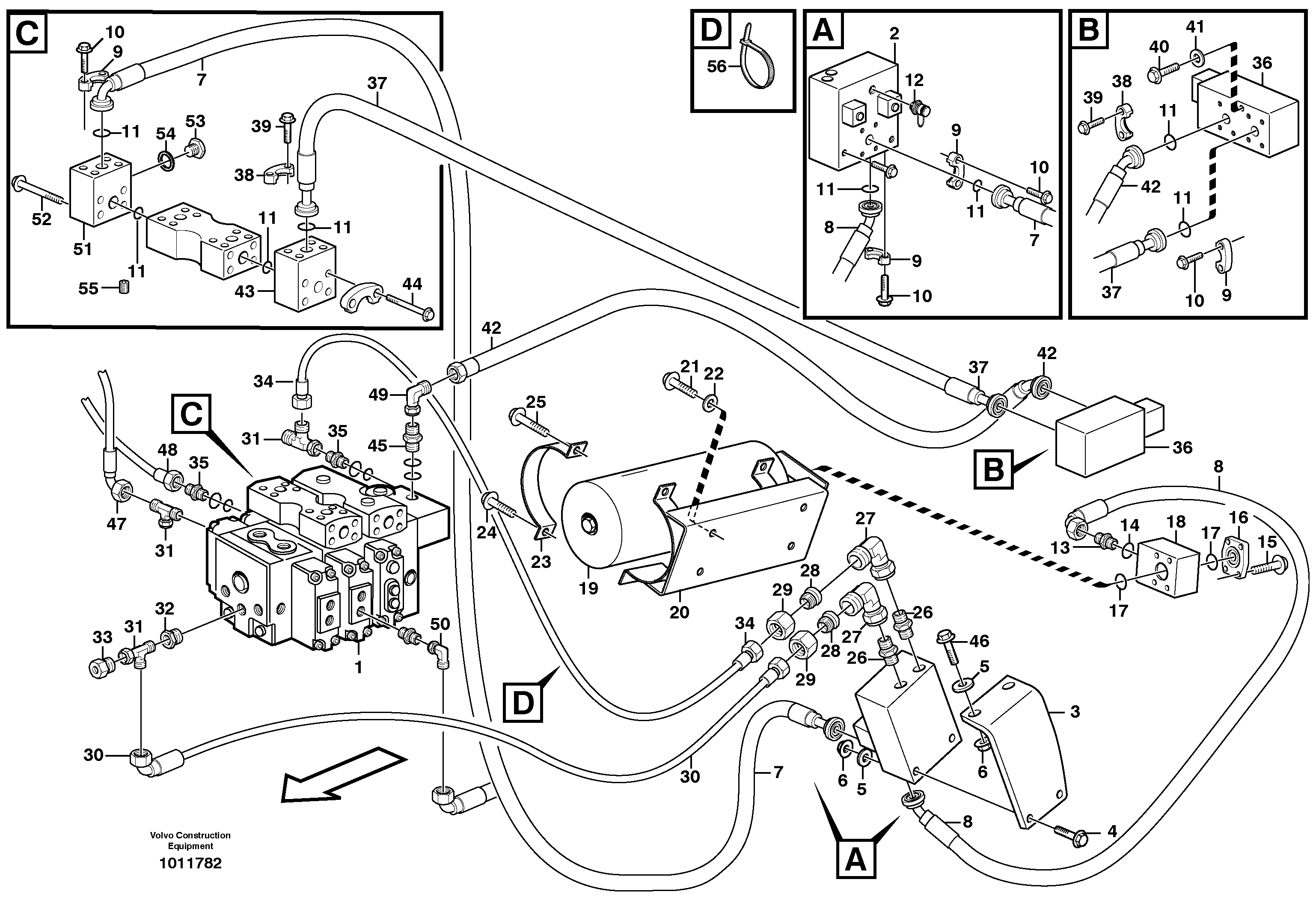 Boom suspension system  80214 — volvo parts diagram