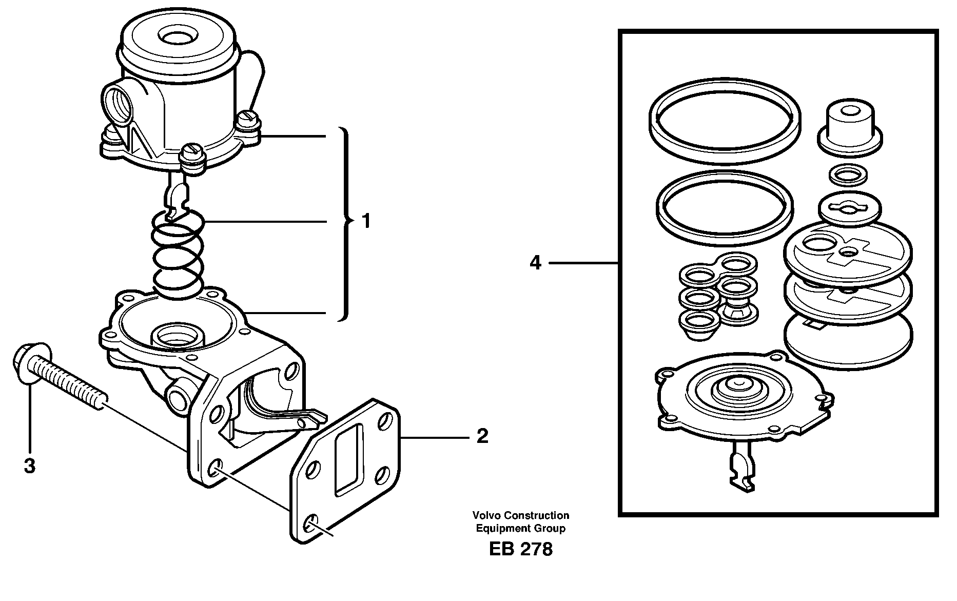 Feed pump — volvo parts diagram