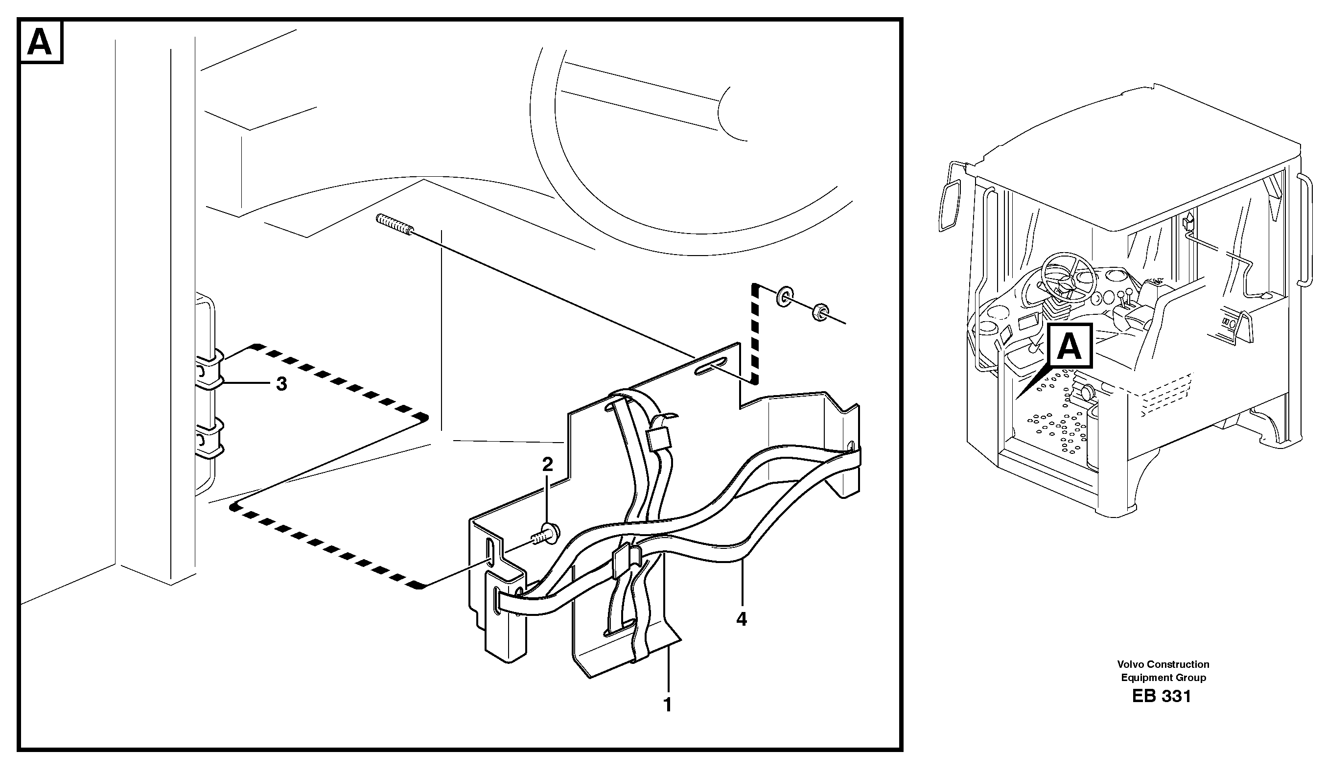 Lunch box holder 80270 — volvo parts diagram