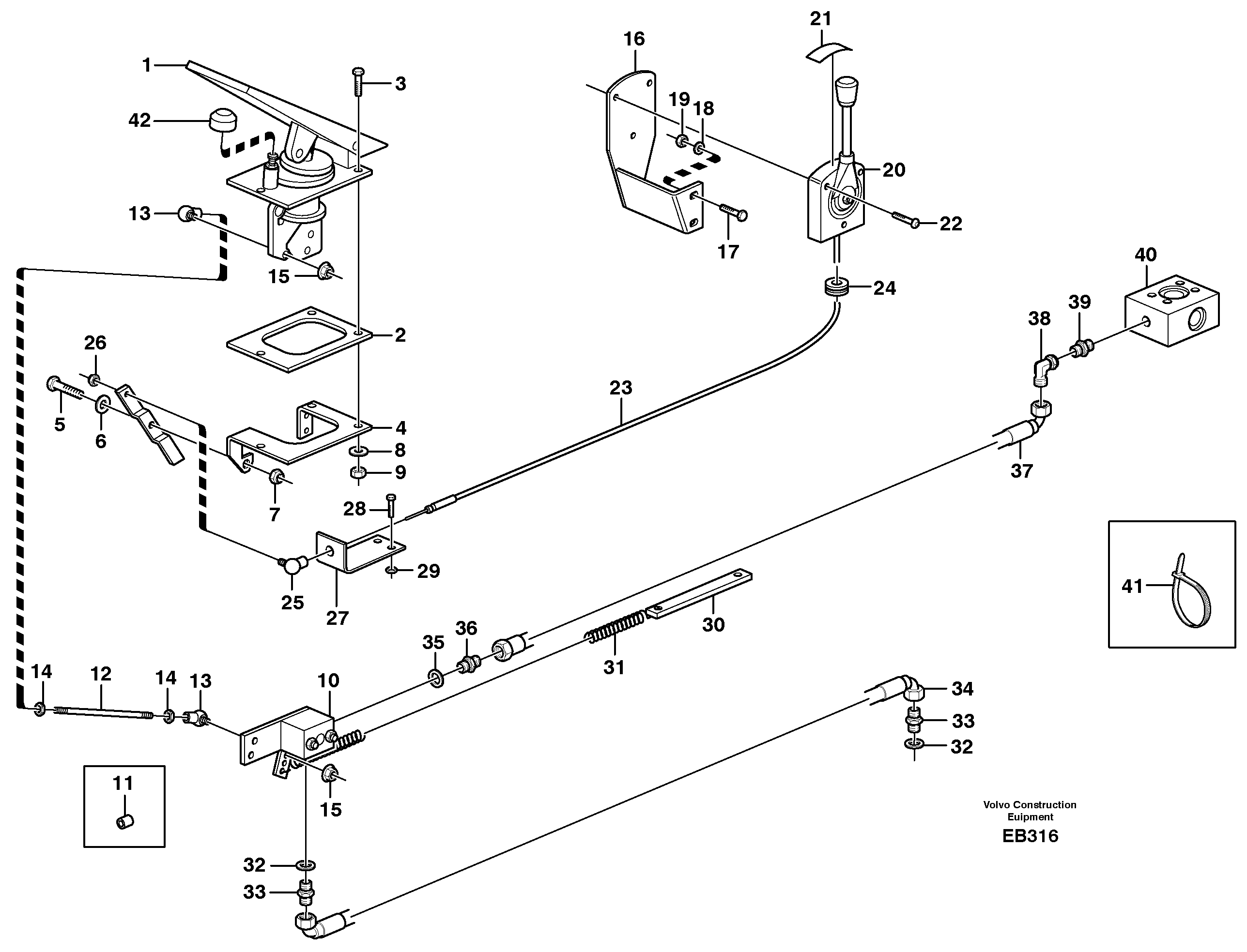 Speed limiter 80422 — volvo parts diagram