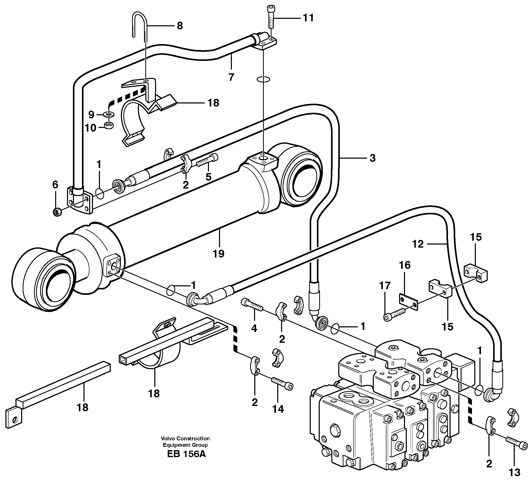 Tilt function — volvo parts diagram