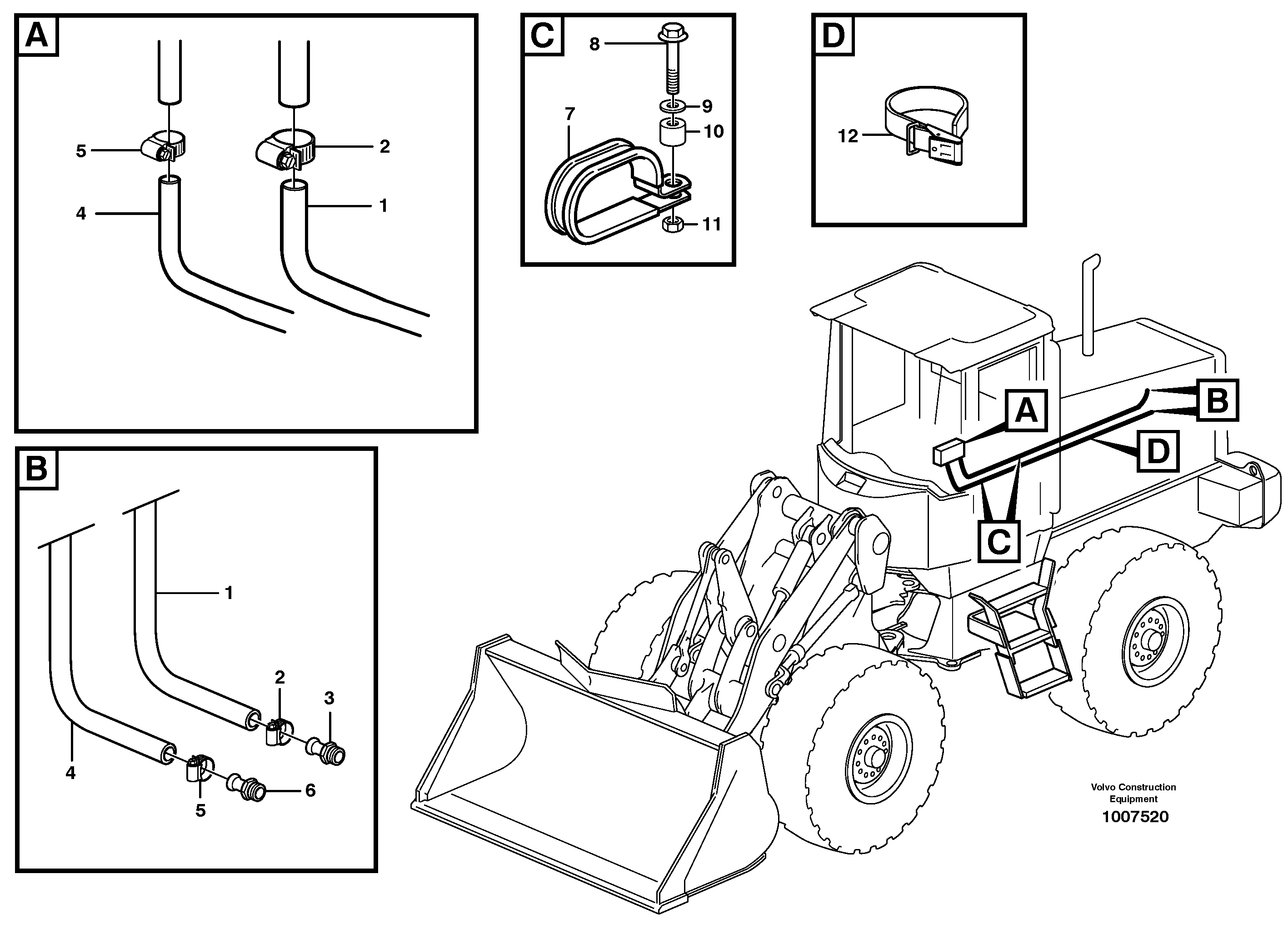 Heating system — volvo parts diagram