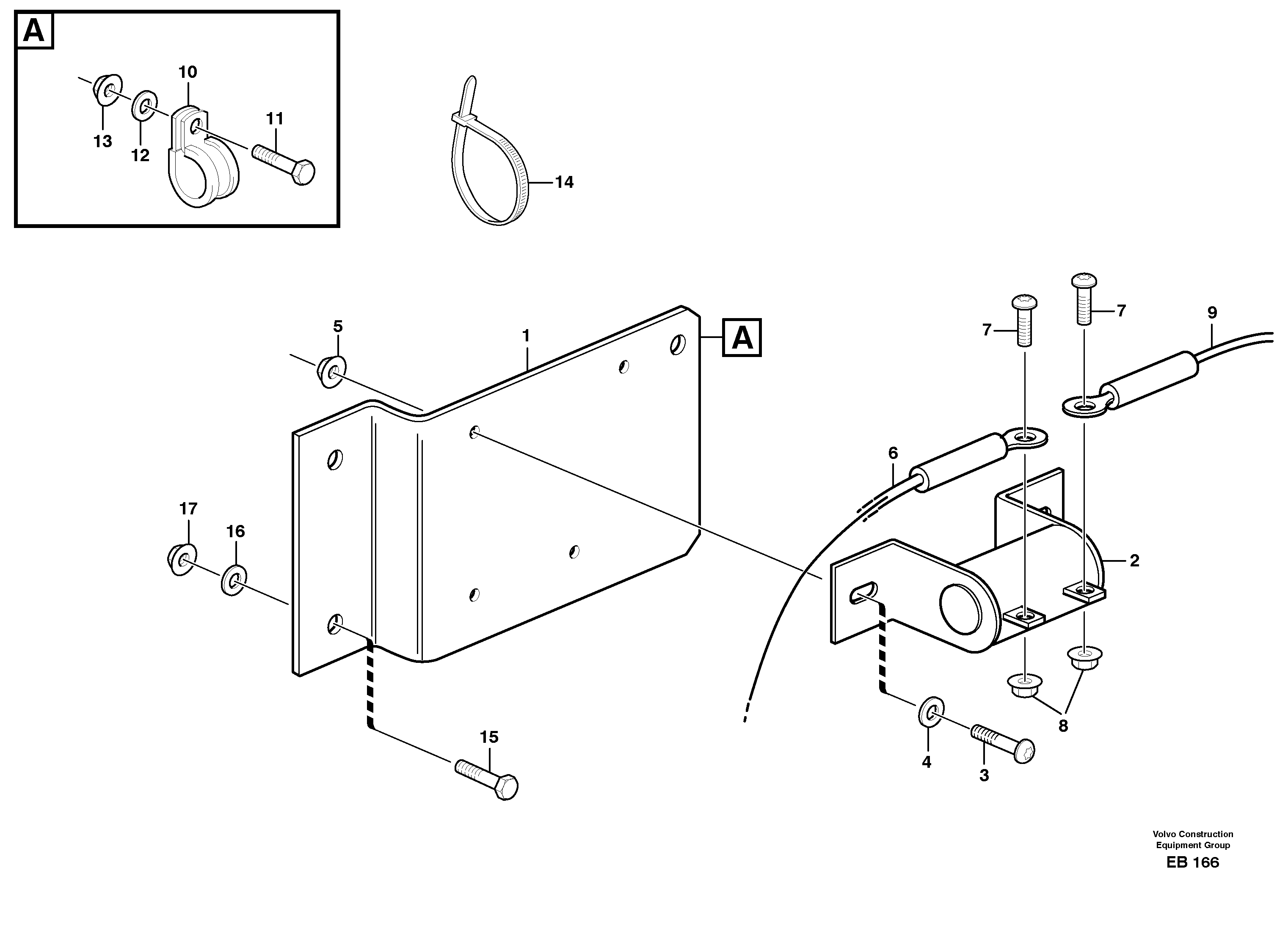 Pre-heater with fitting parts — volvo parts diagram