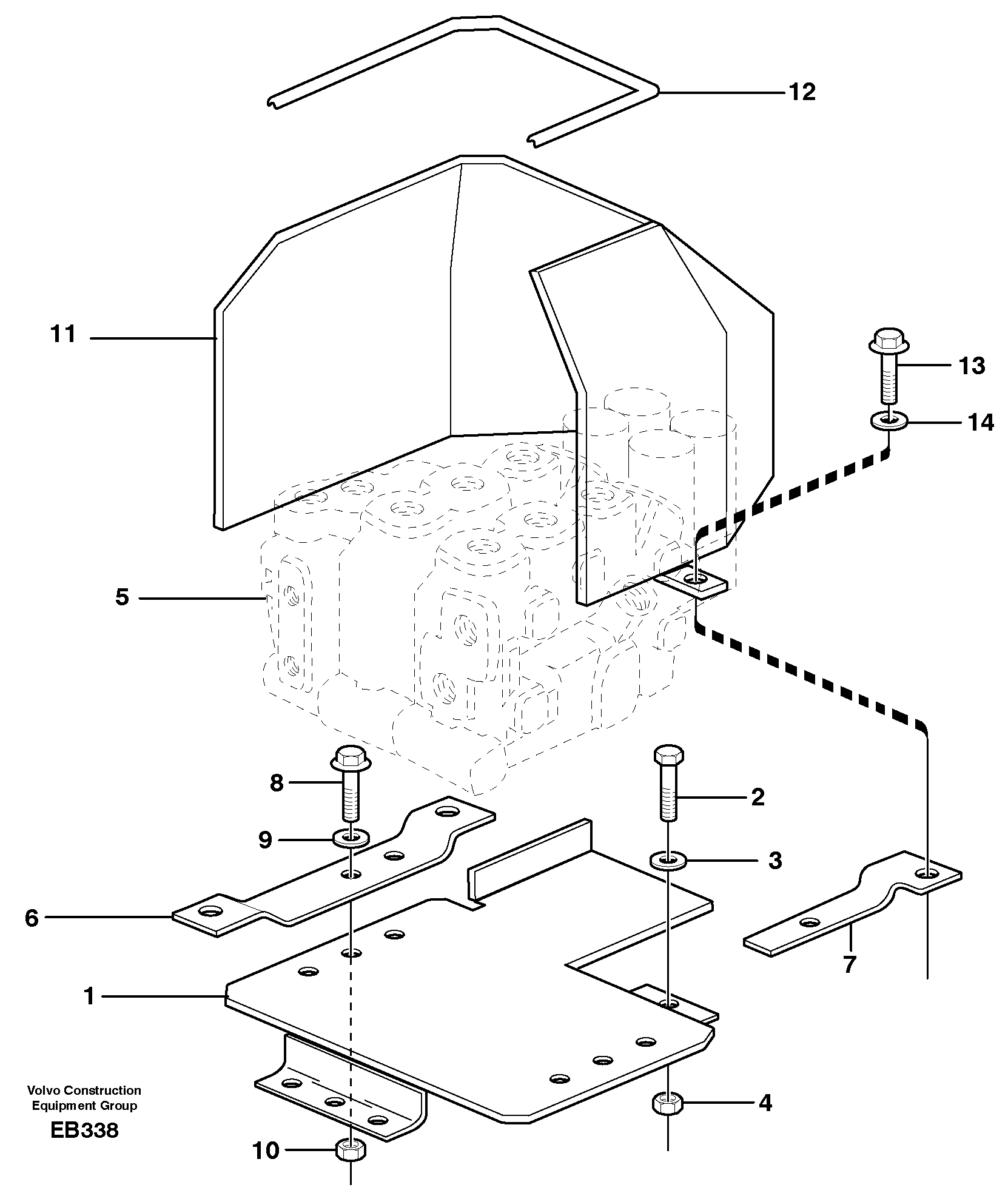 Control valve, assembly  80210 — volvo parts diagram