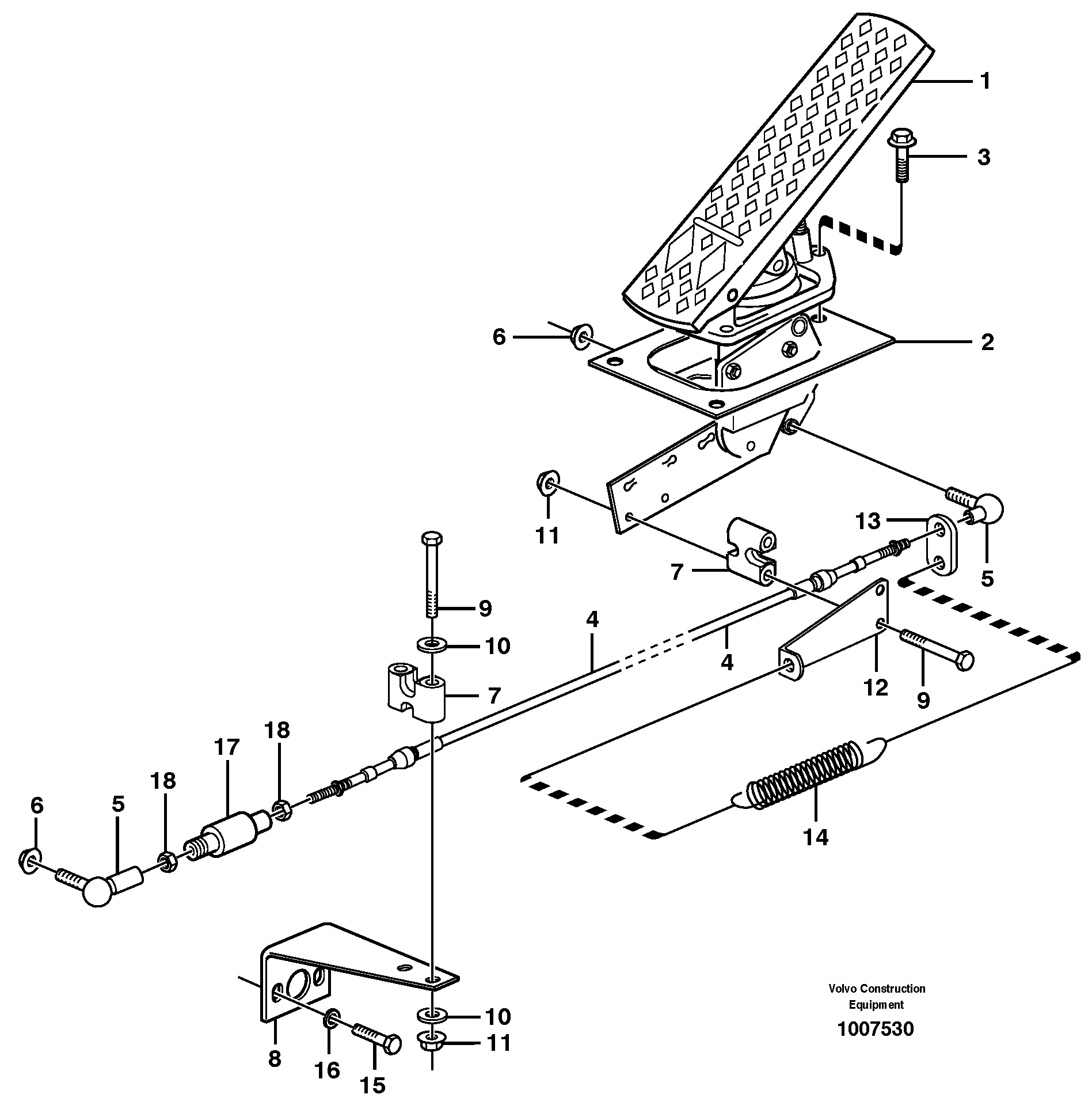 Engine speed control — volvo parts diagram