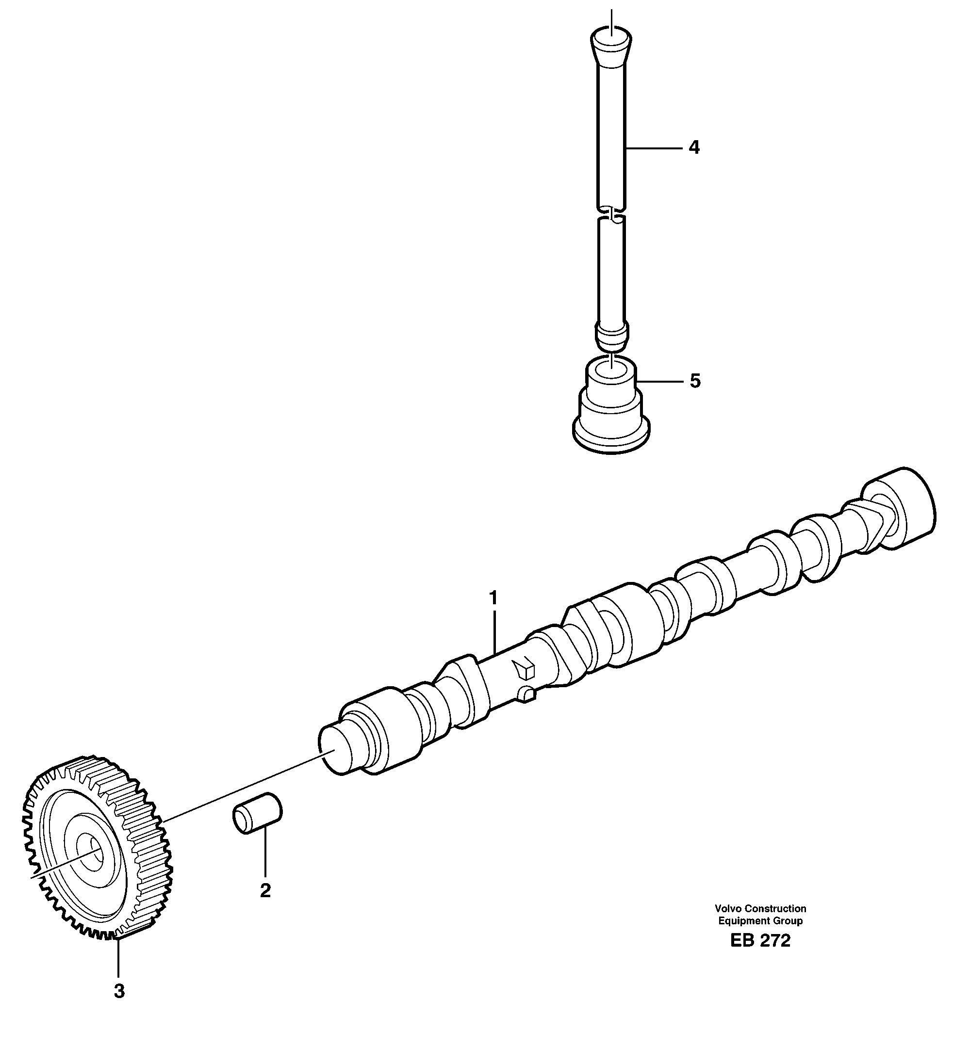 Camshaft — volvo parts diagram