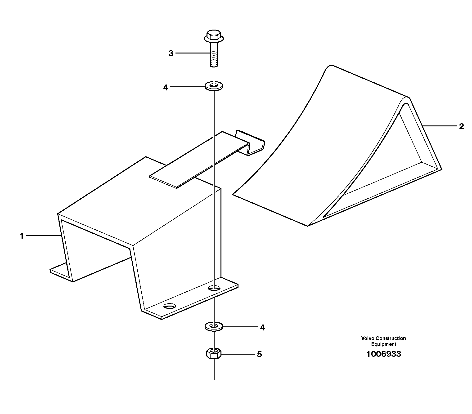 Parking brake 80428 — volvo parts diagram