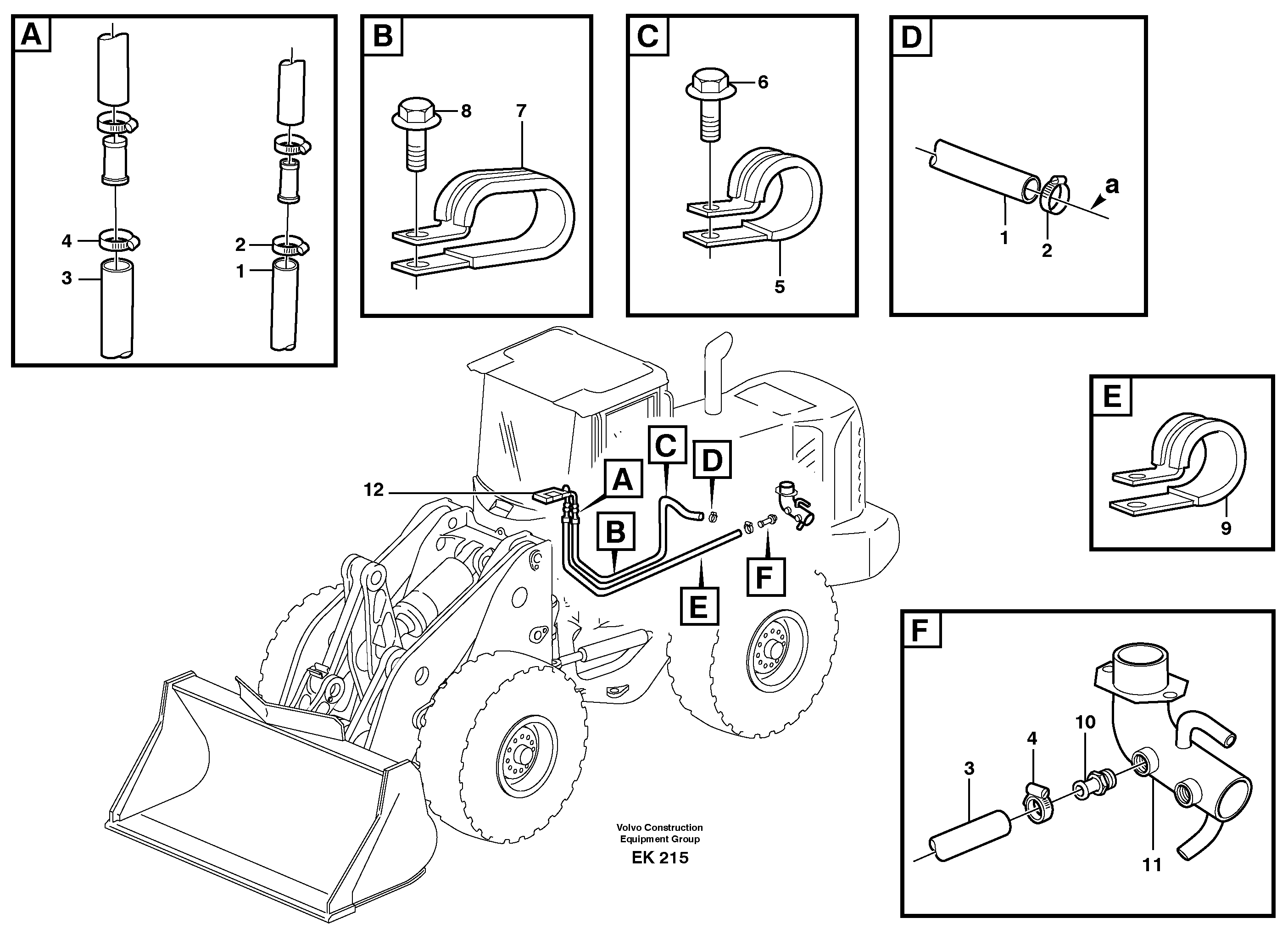 Heating system — volvo parts diagram