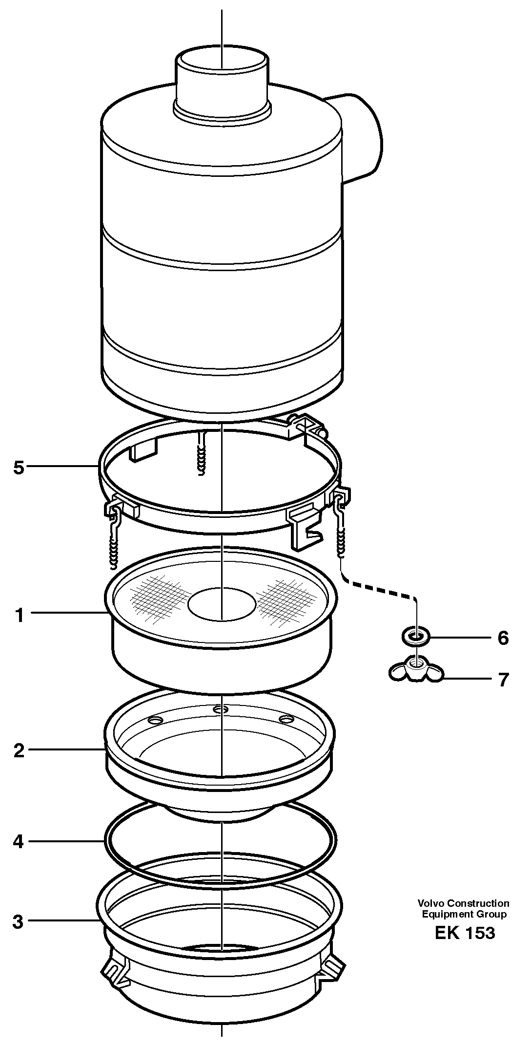 Air filter. 80329, 82974, E PROD — volvo parts diagram