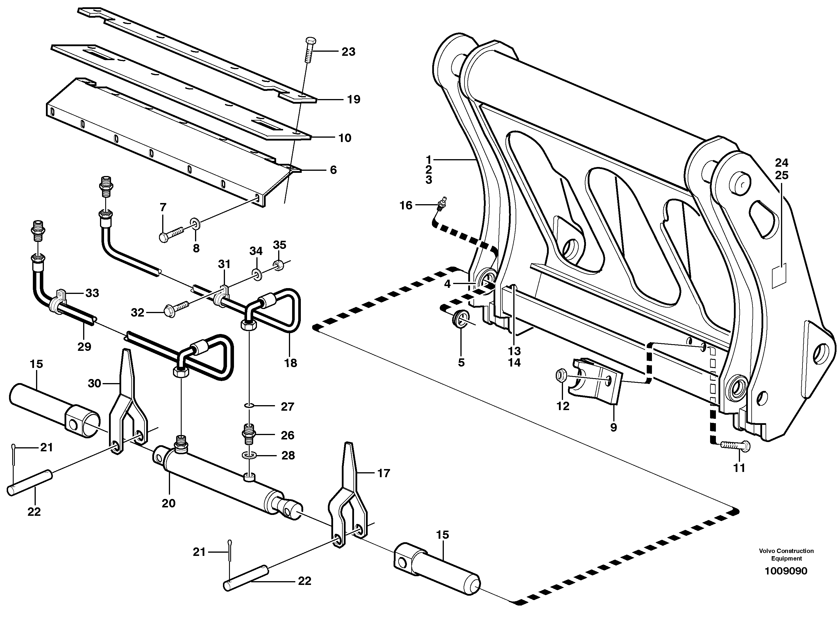 Tool bar. 80862 — volvo parts diagram