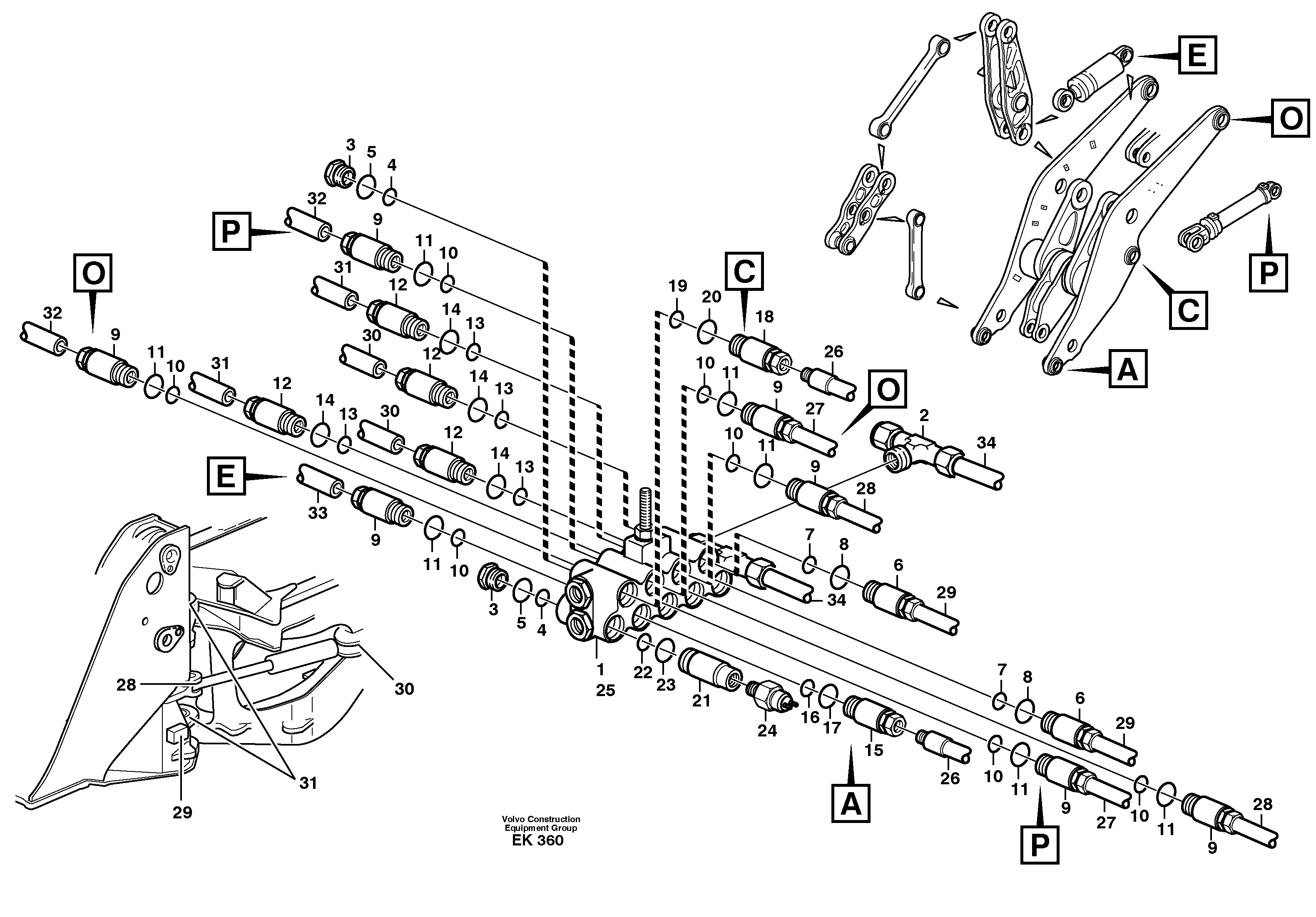Distribution block, B1  80065, 80318, 82108, 82689 — volvo parts diagram