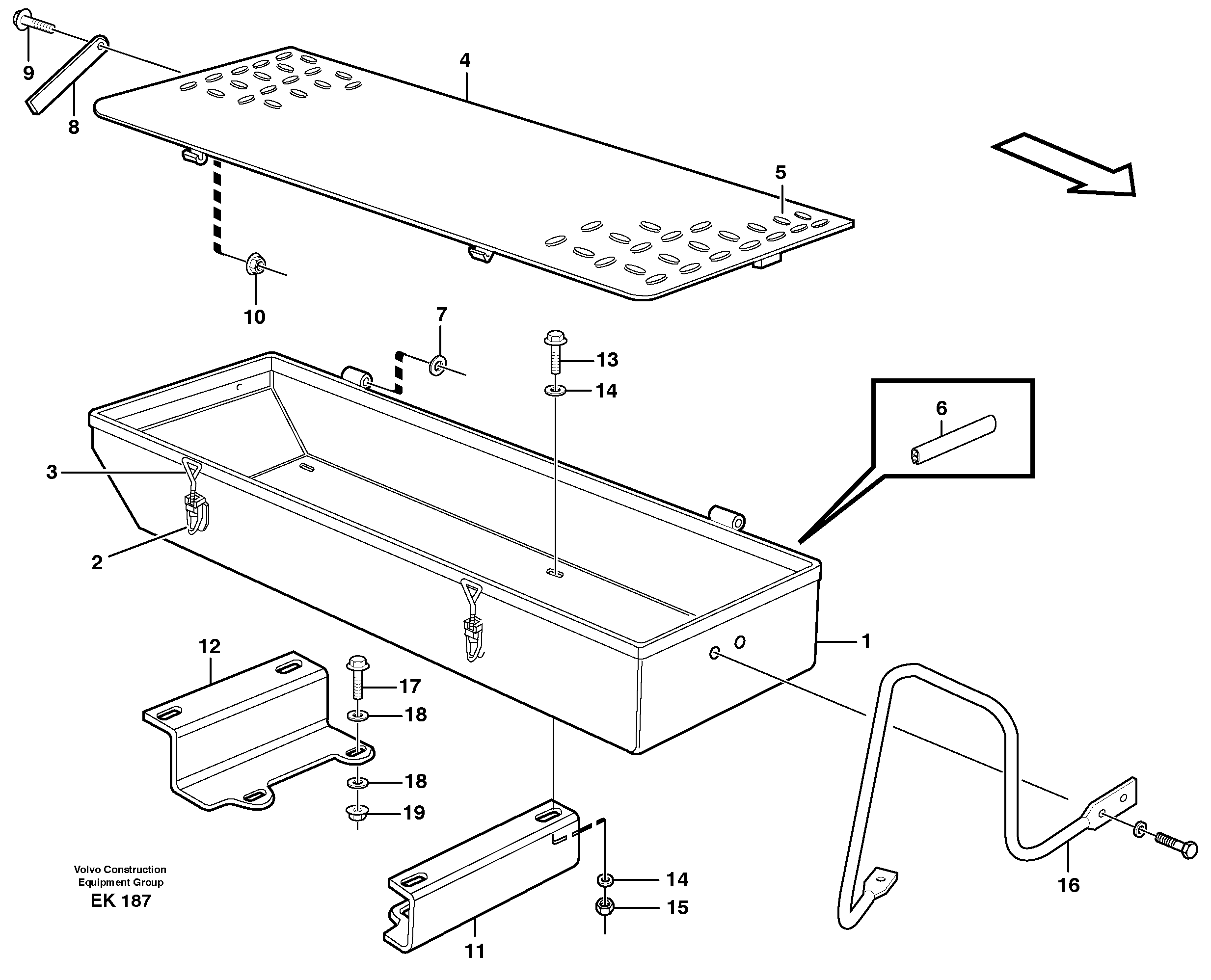 Tool box — volvo parts diagram