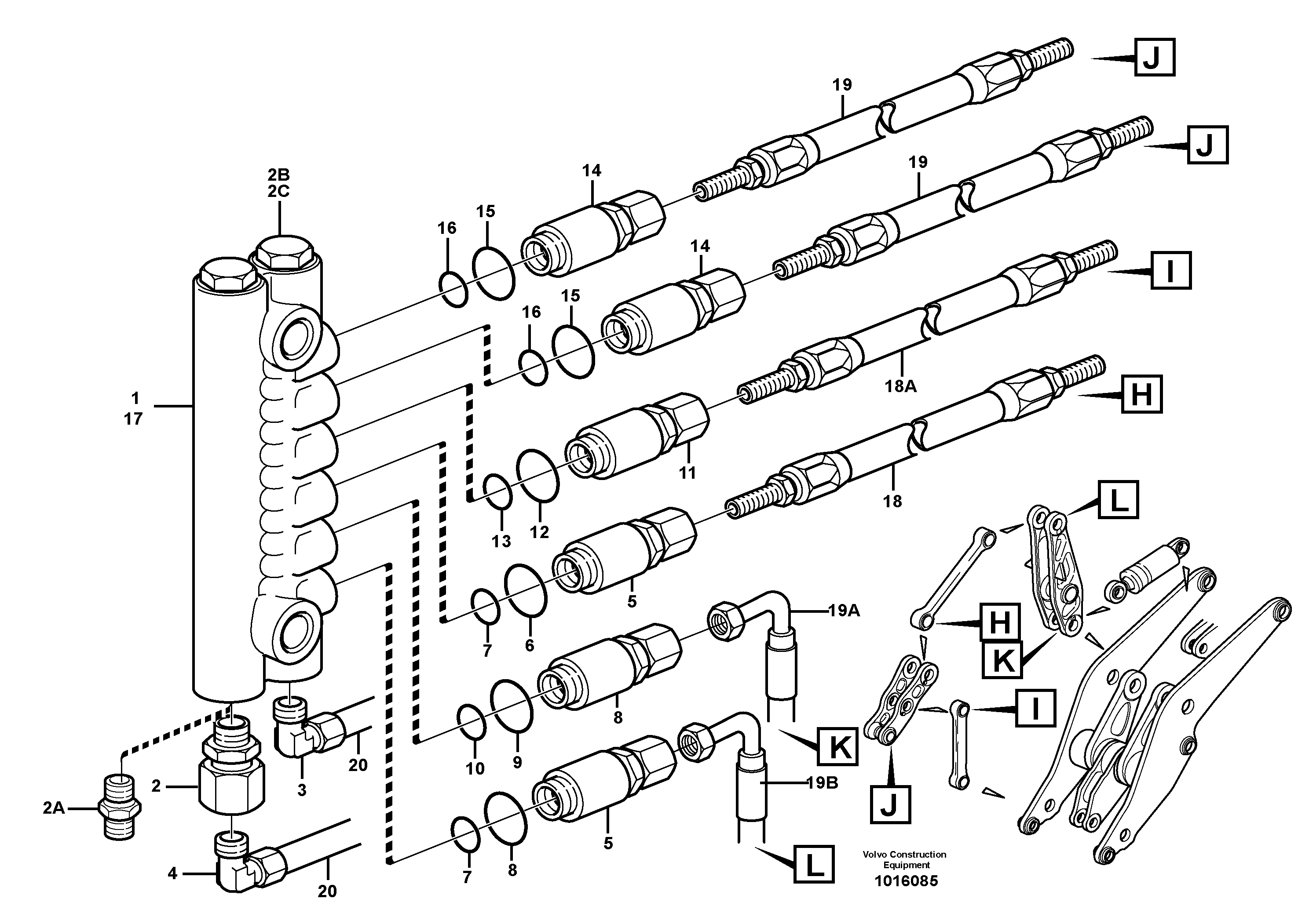 Distribution block, B3.  80065, 80318, 82108, 82689 — volvo parts diagram