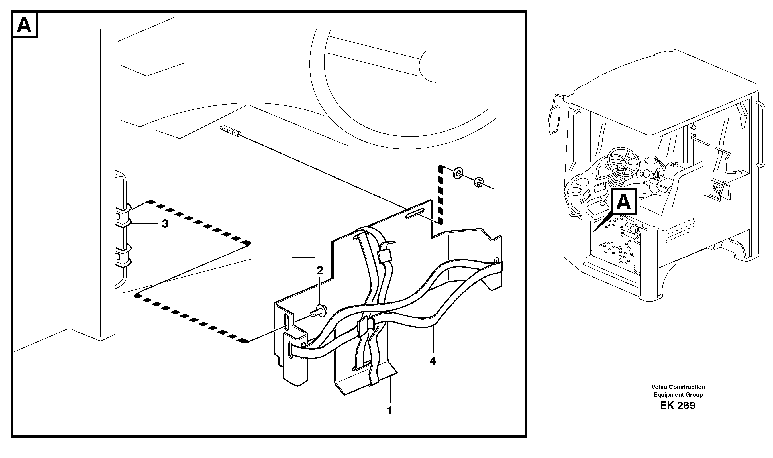 Lunch box holder  80270 — volvo parts diagram