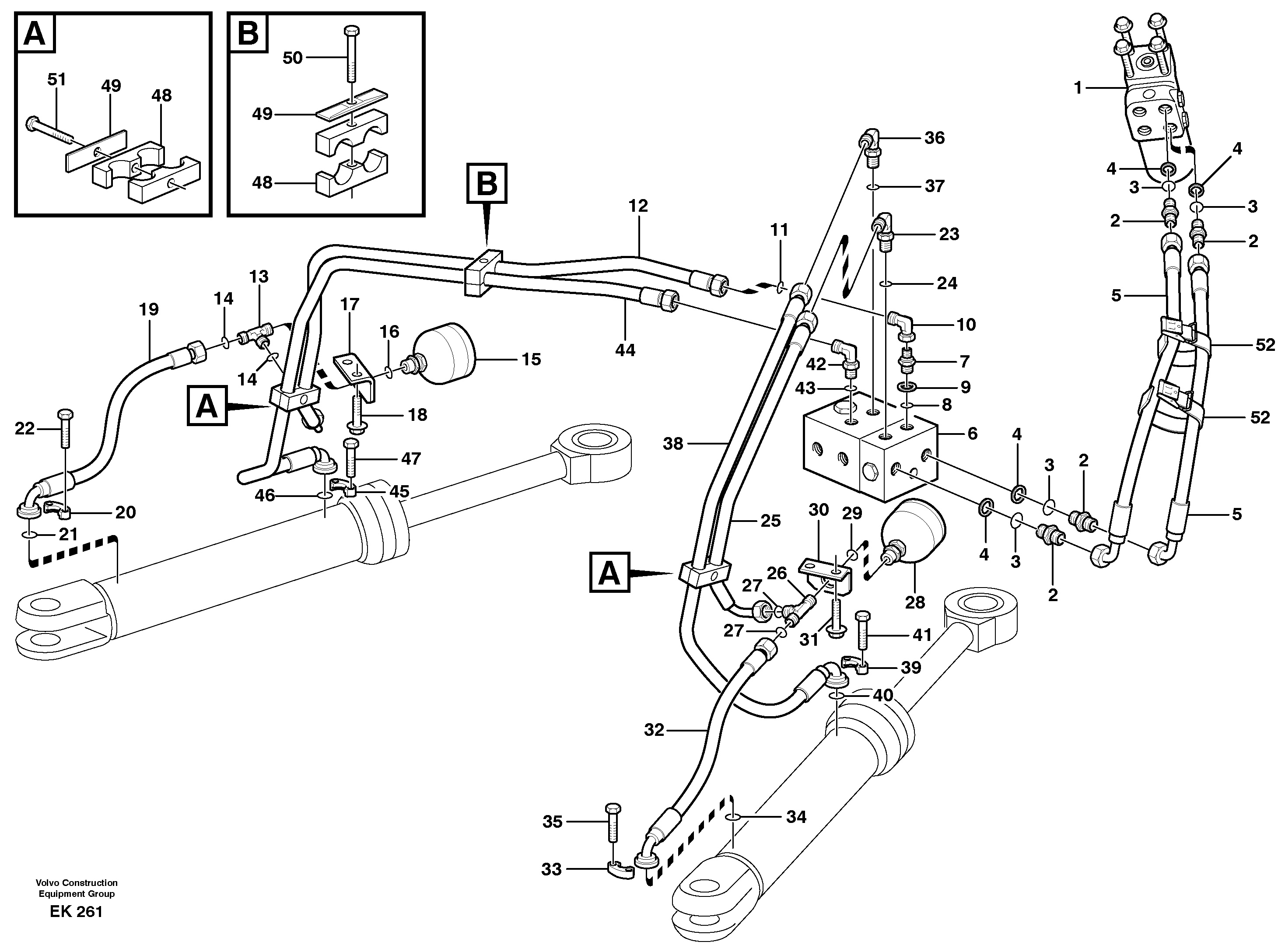 Steering system  33823 — volvo parts diagram