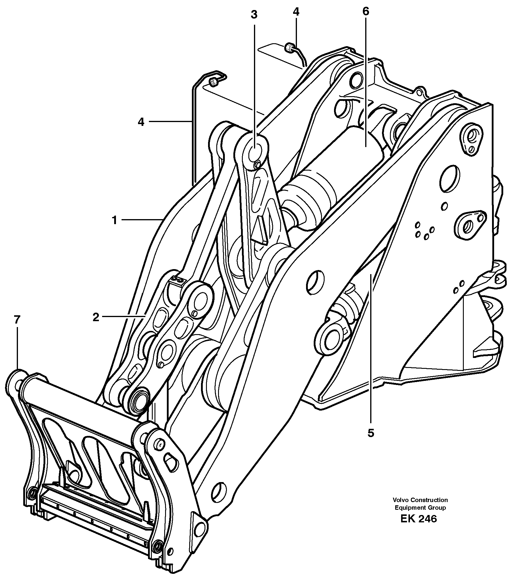 Loading unit. — volvo parts diagram