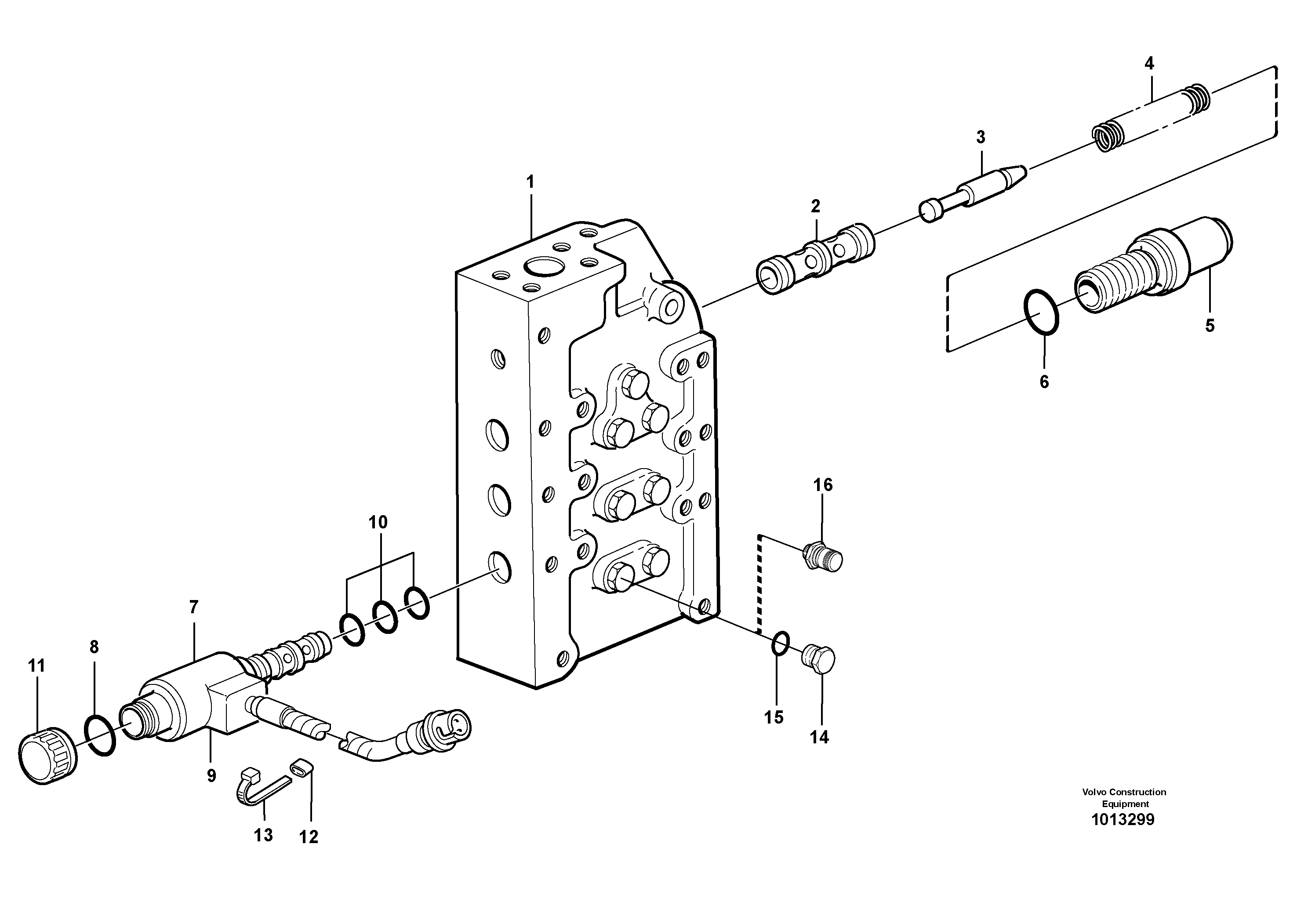 Range selector valve  22534, 22544 — volvo parts diagram