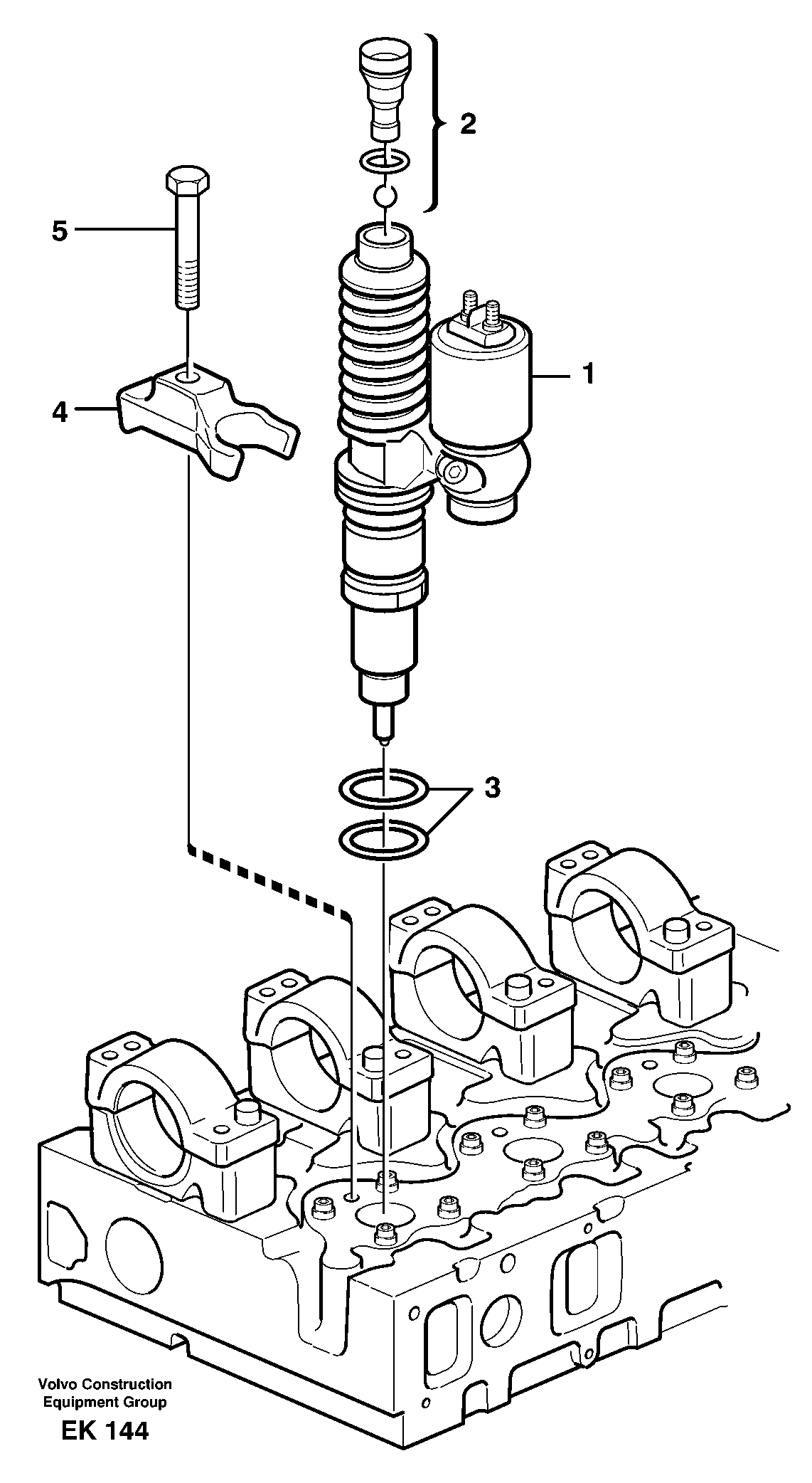 Injector — volvo parts diagram