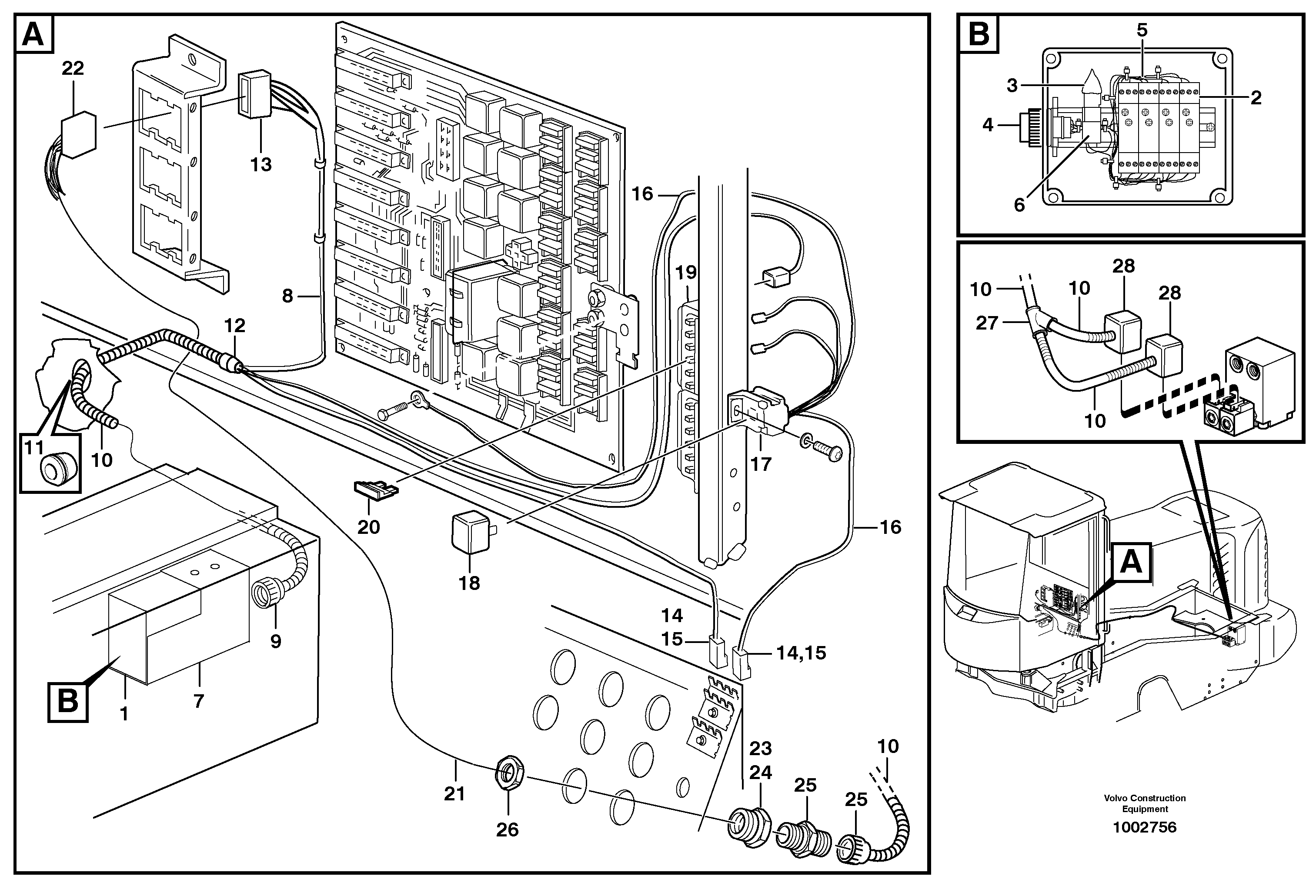 Reversible fan  82182, 82183 — volvo parts diagram