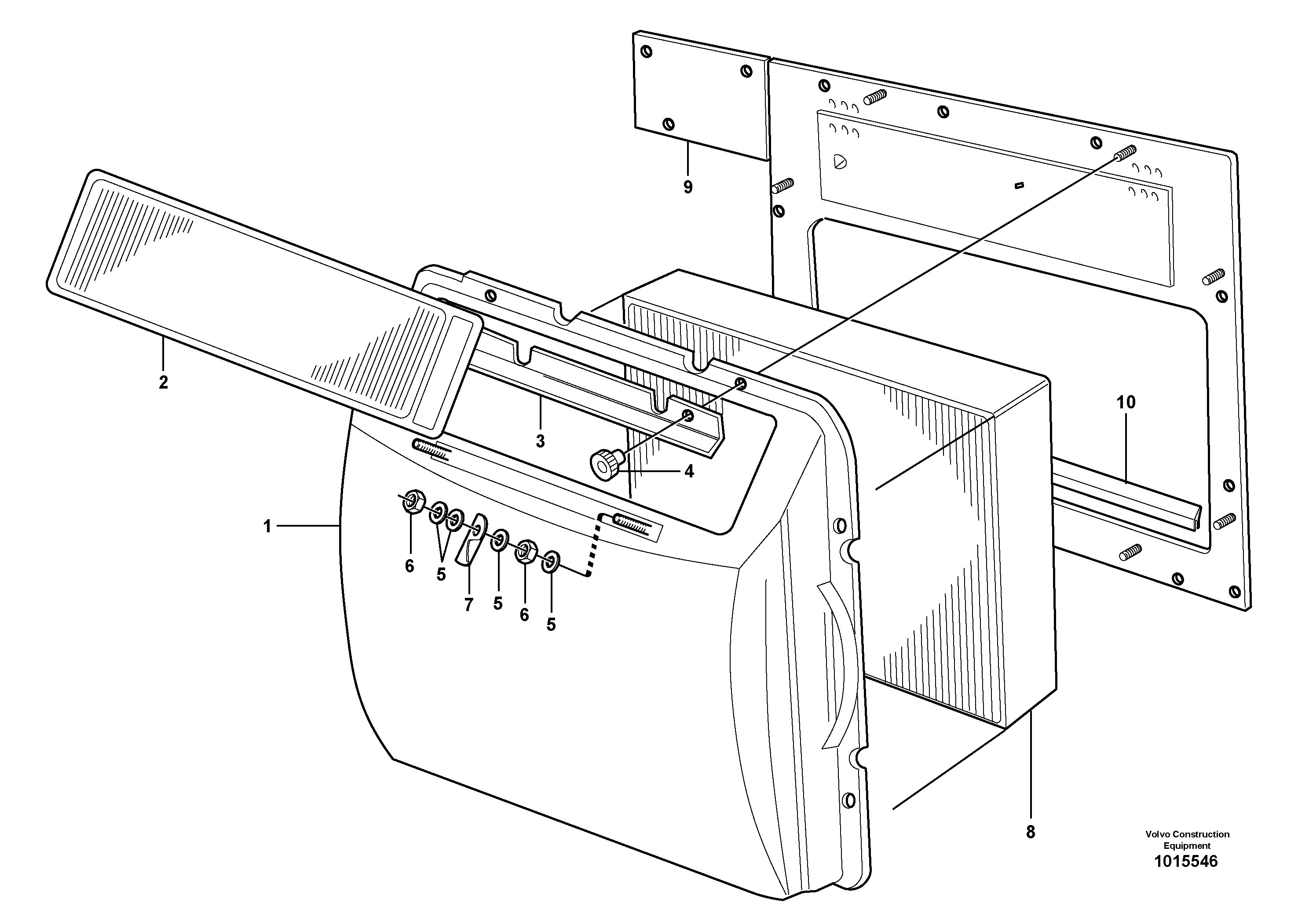 Air filter — volvo parts diagram