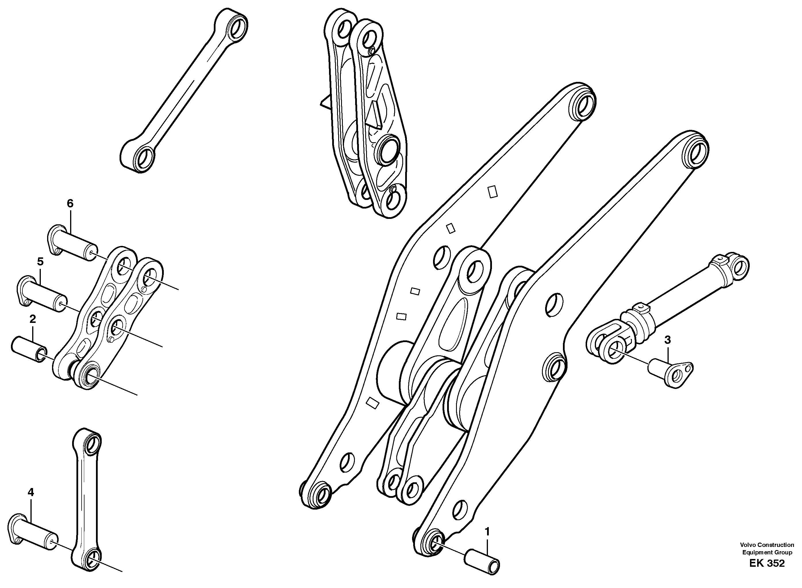 Central lubrication with fitting parts  80065 — volvo parts diagram