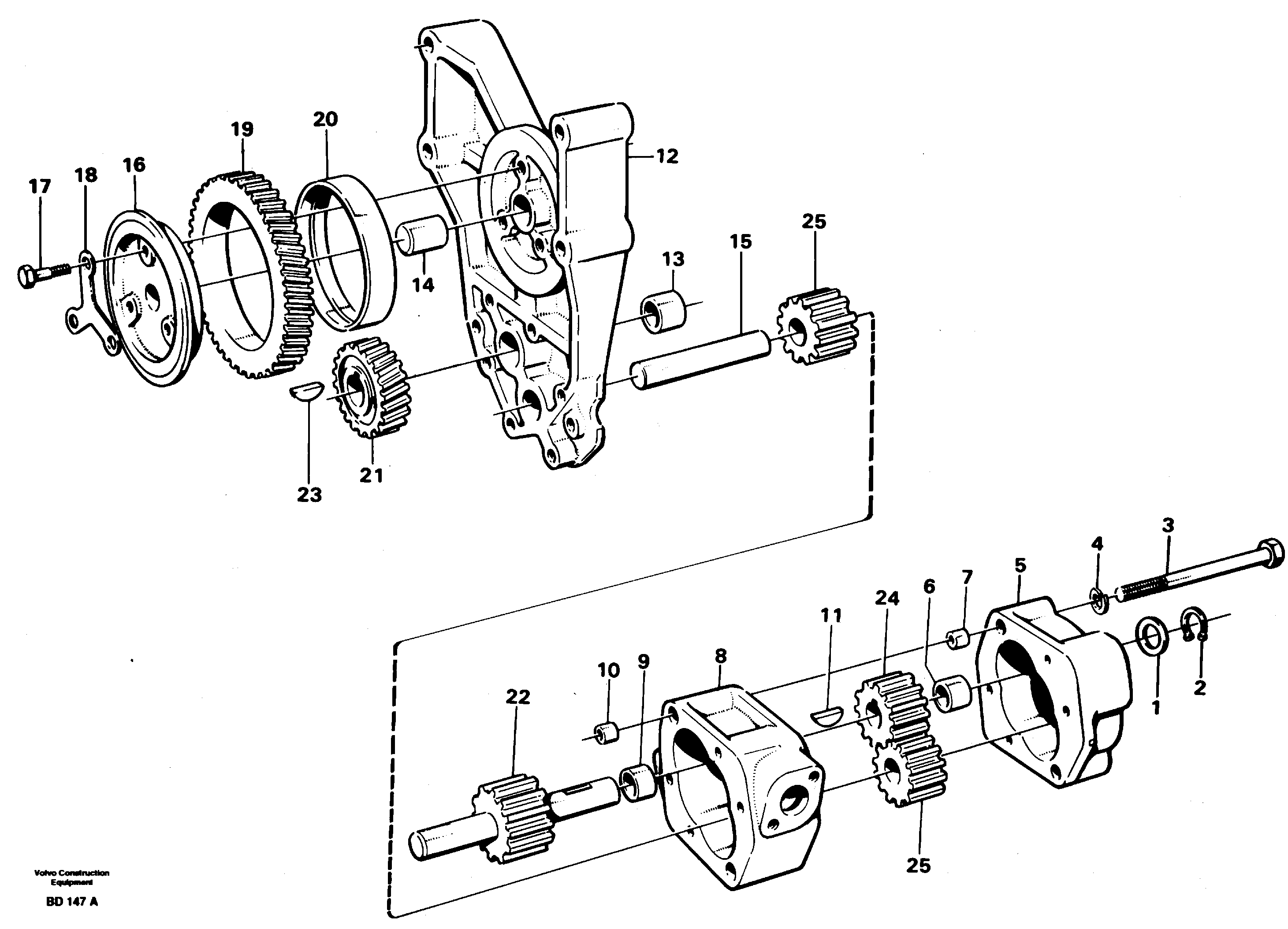 Oil pump — volvo parts diagram
