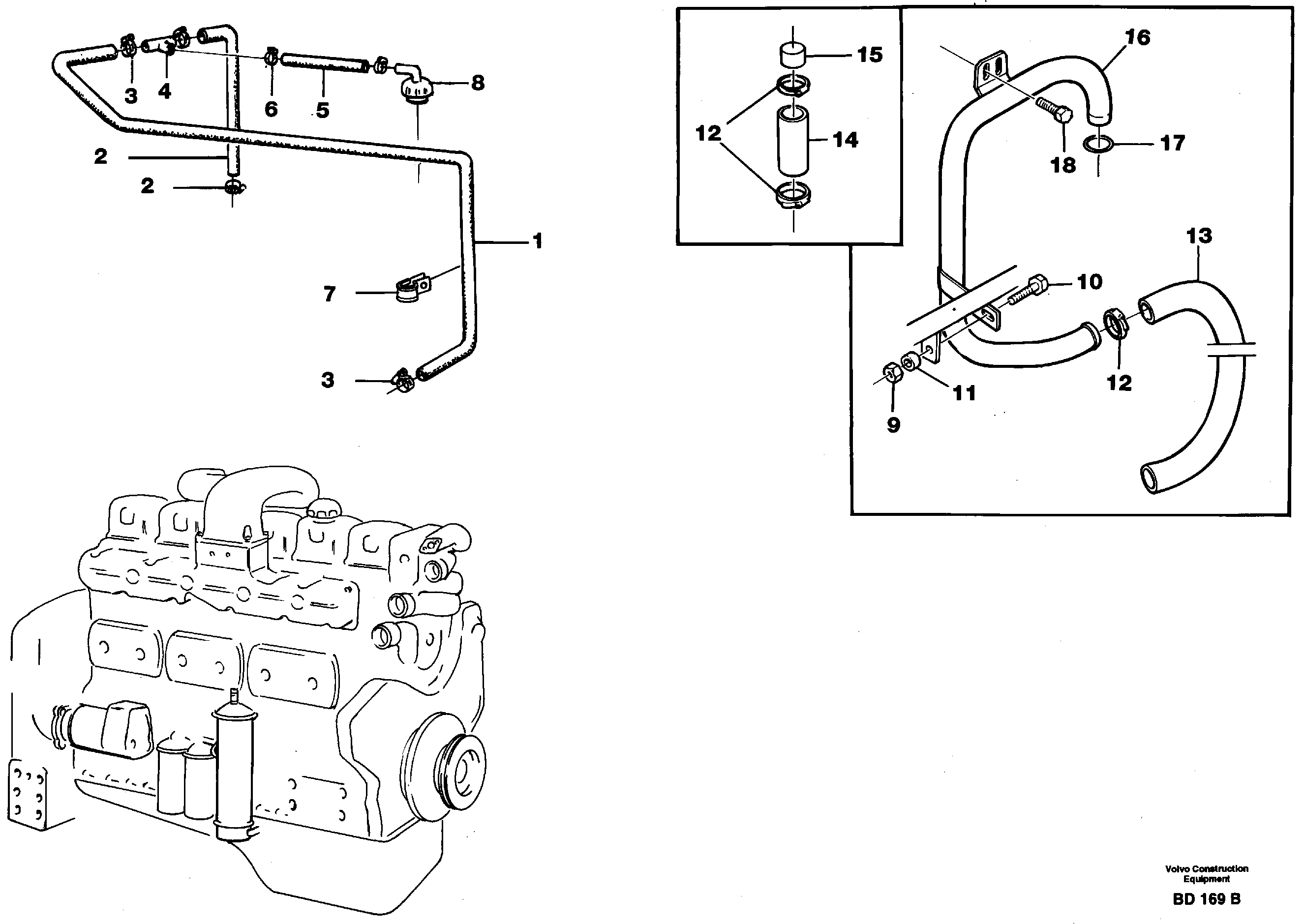 Crankcase ventilation — volvo parts diagram