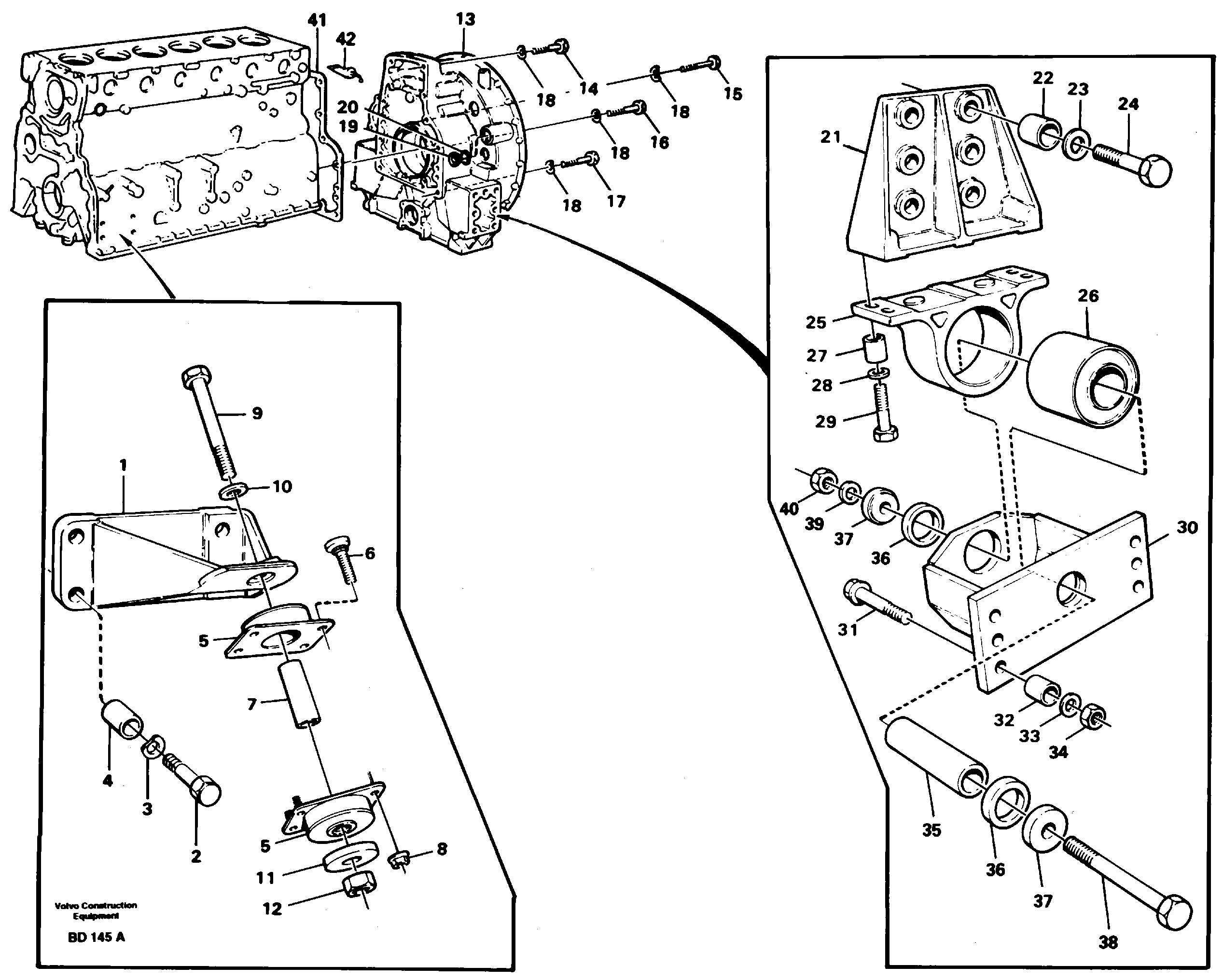 Engine mount — volvo parts diagram